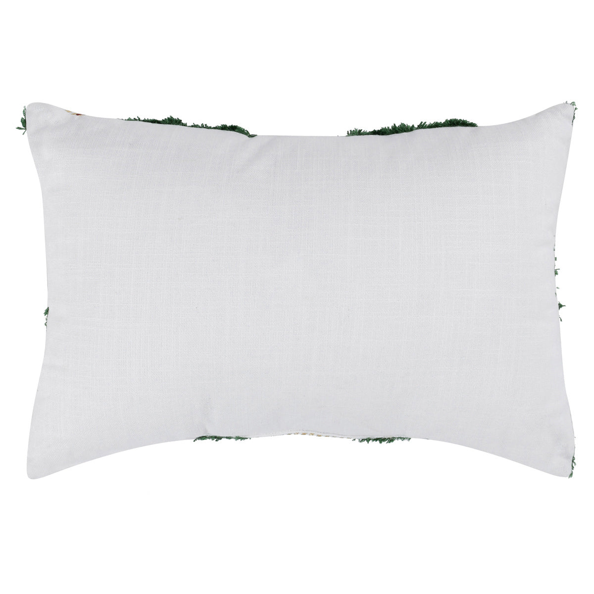 VE Plaid Texture Green Multi Pillow