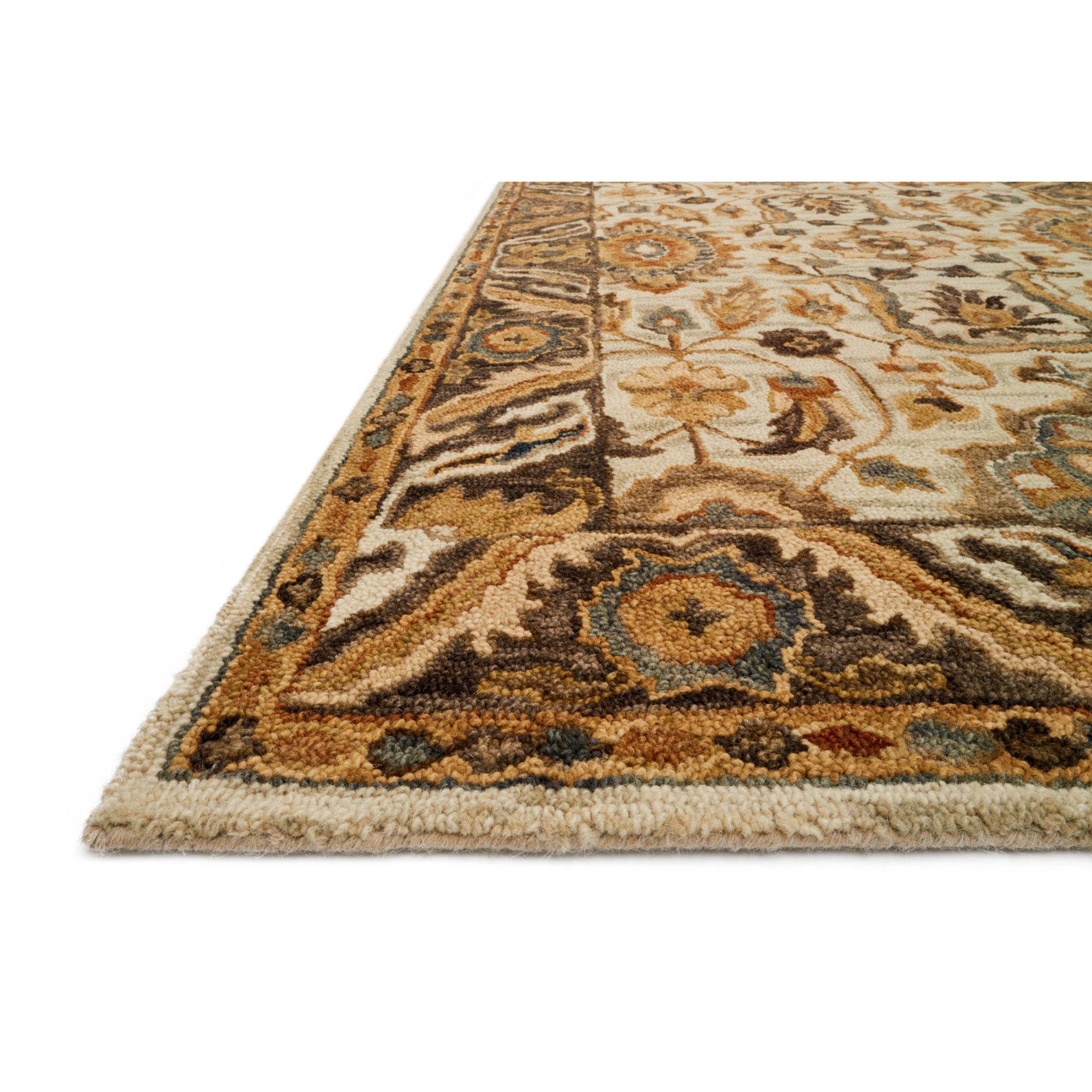 Loloi Victoria Ivory/Dark Taupe Rug