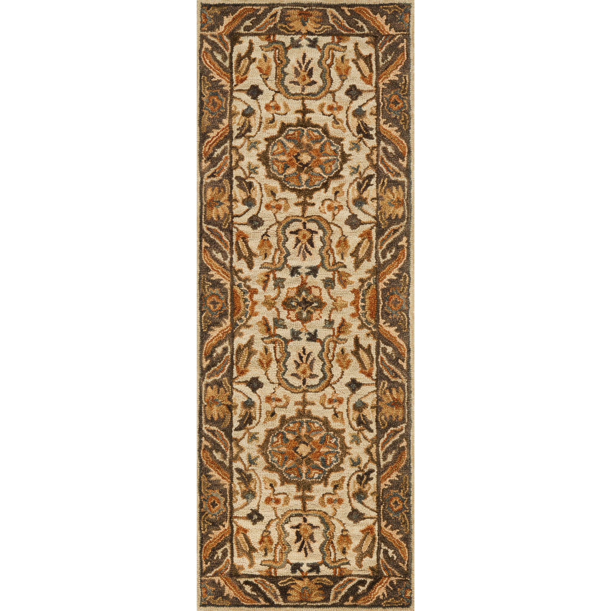Loloi Victoria Ivory/Dark Taupe Rug