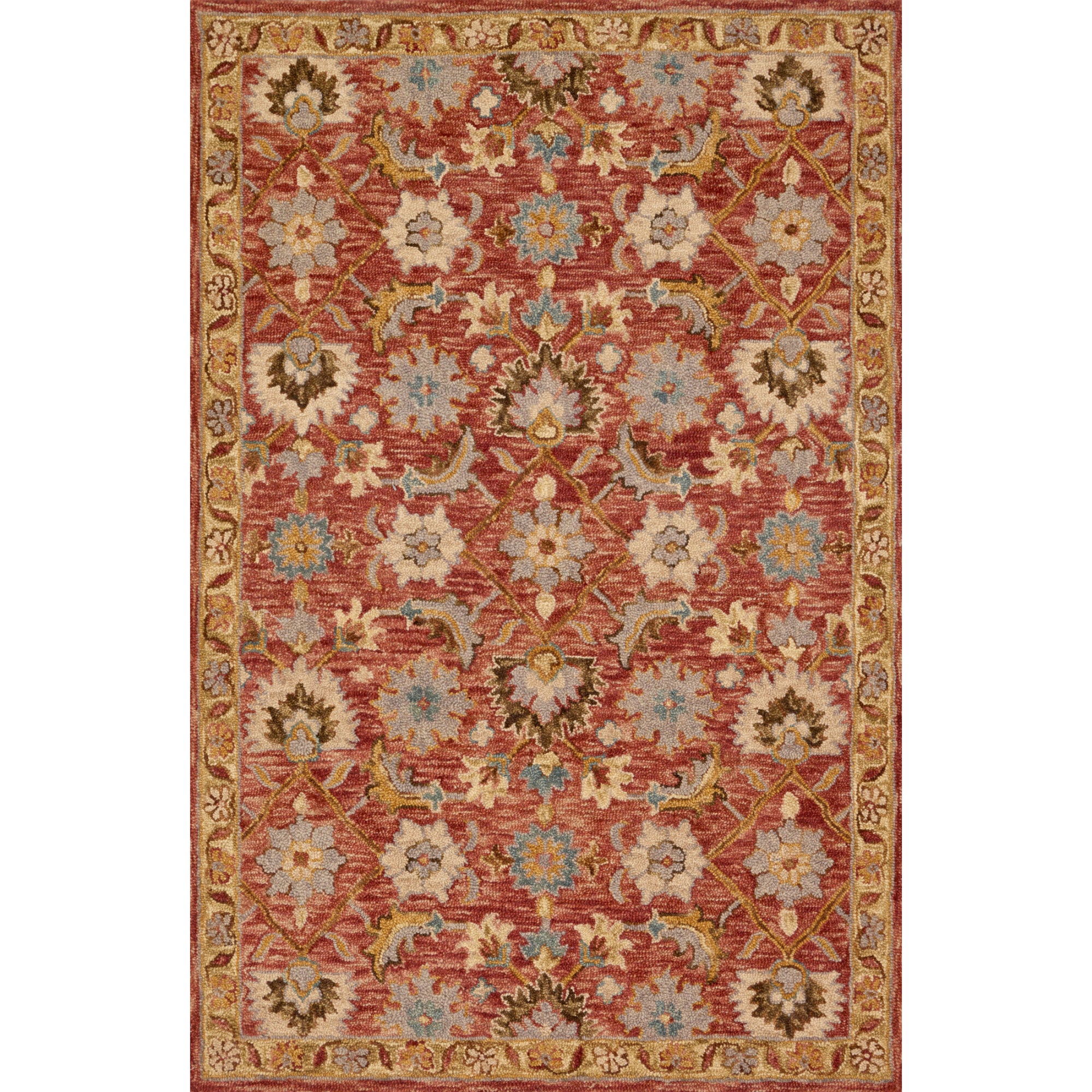 Loloi Victoria Terracotta/Gold Rug