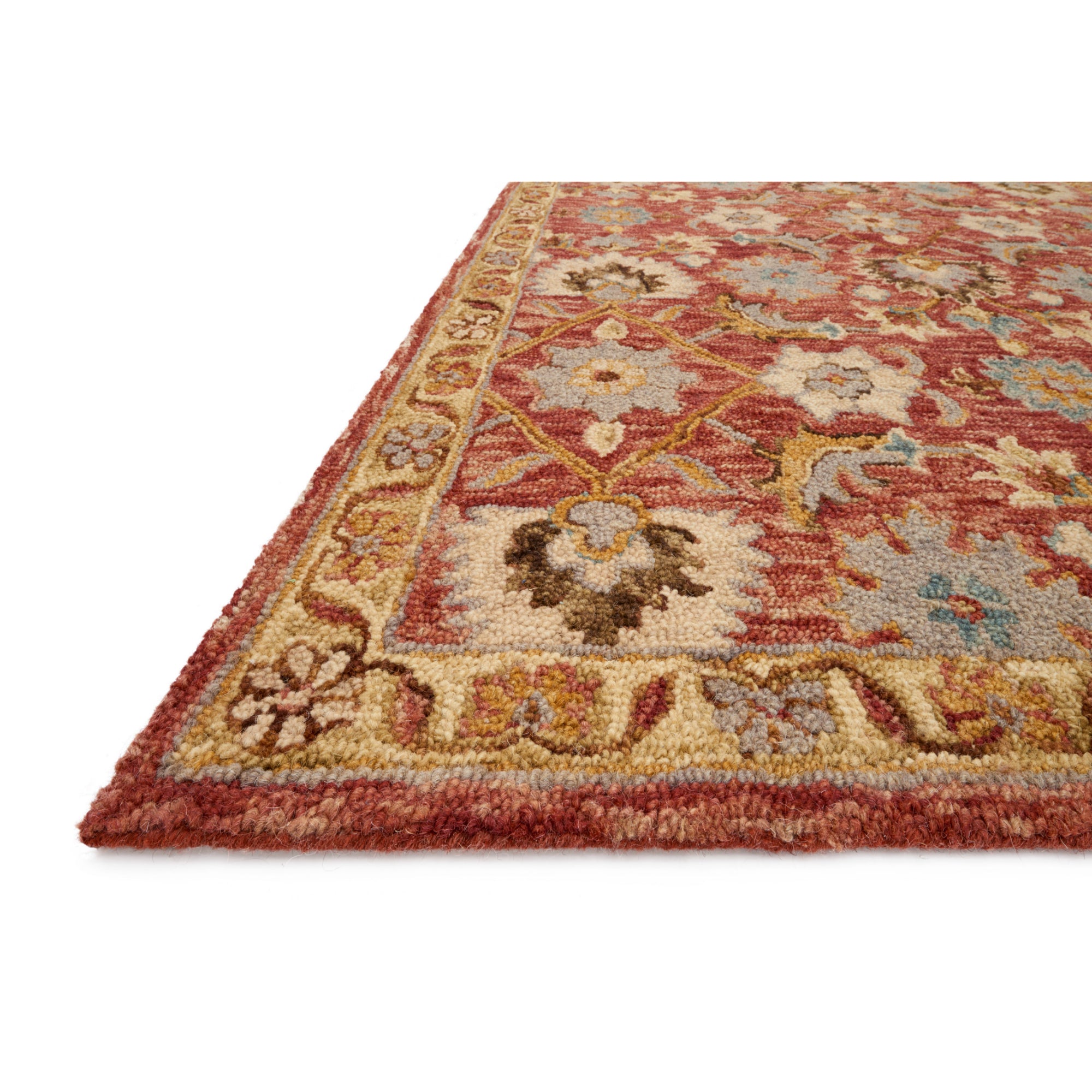 Loloi Victoria Terracotta/Gold Rug