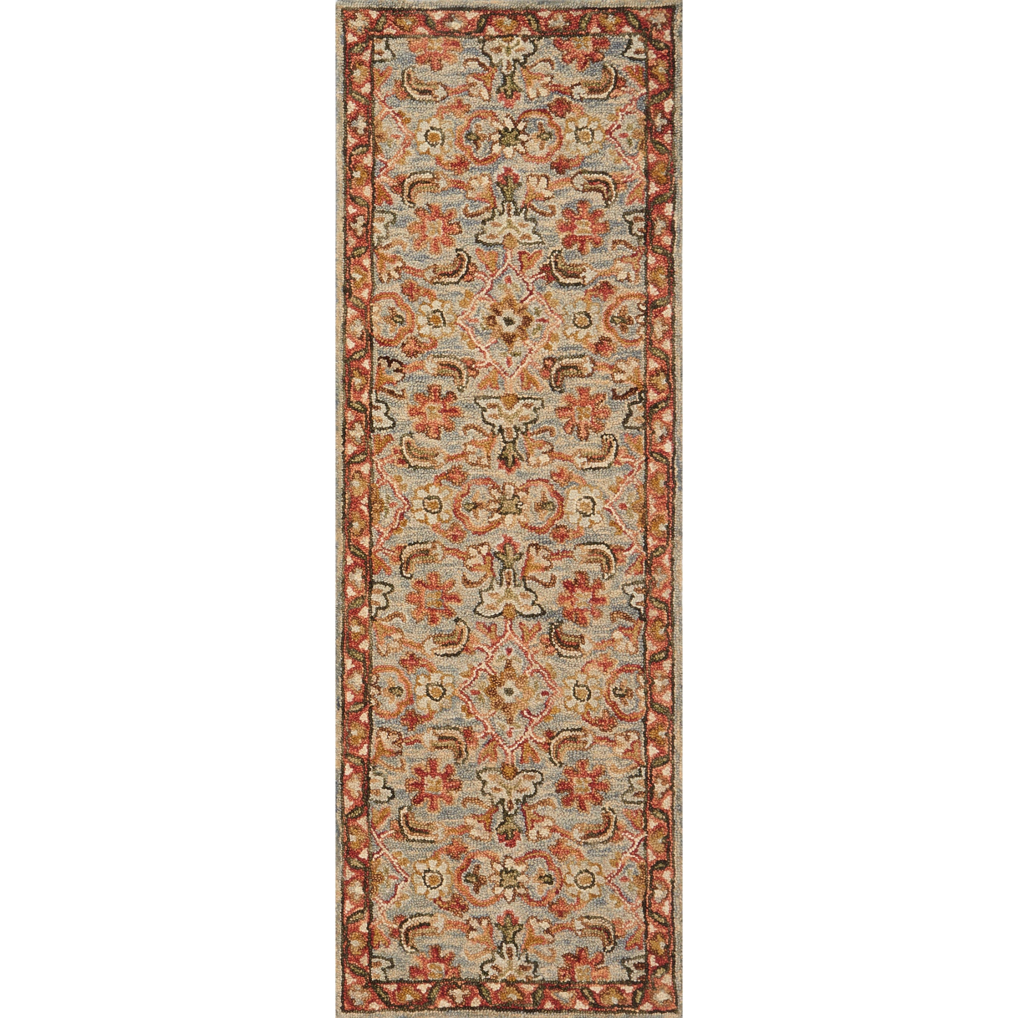 Loloi Victoria Slate/Terracotta Rug