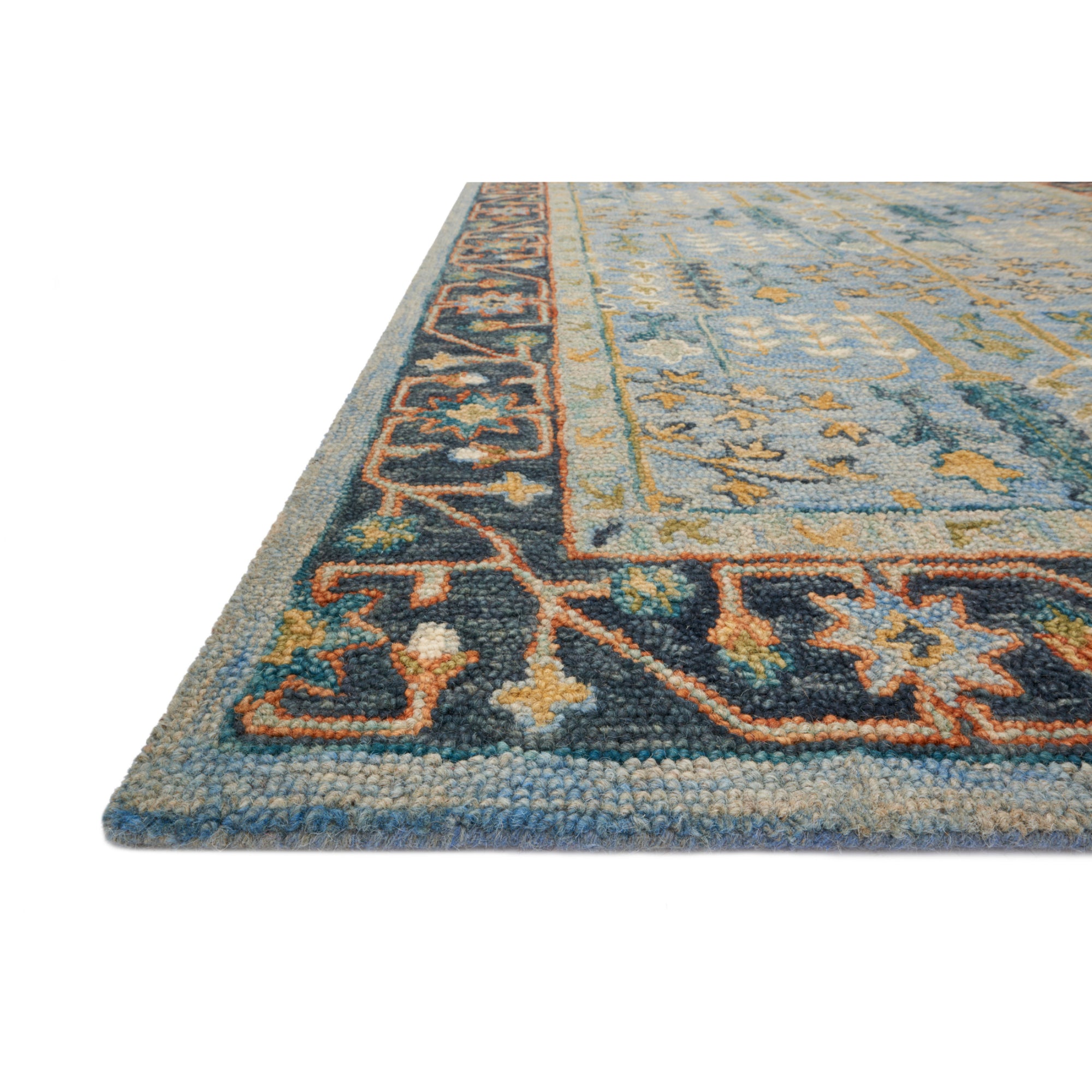 Loloi Victoria Light Blue/Dark Blue Rug