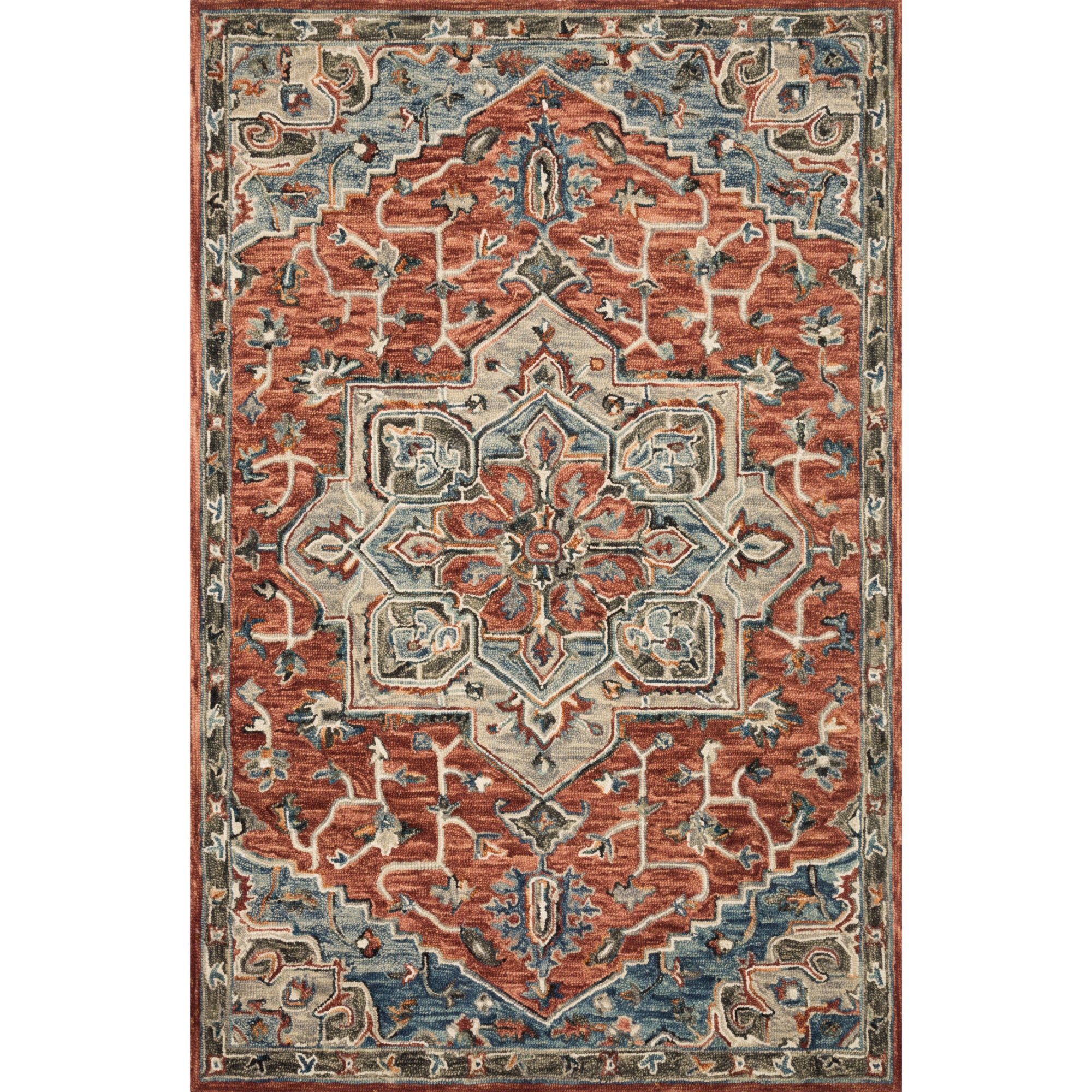 Loloi Victoria Red/Multi Rug