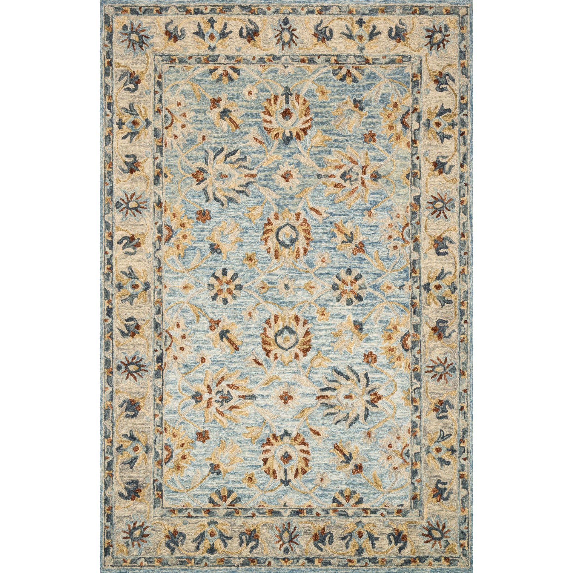 Loloi Victoria Light Blue/Natural Rug