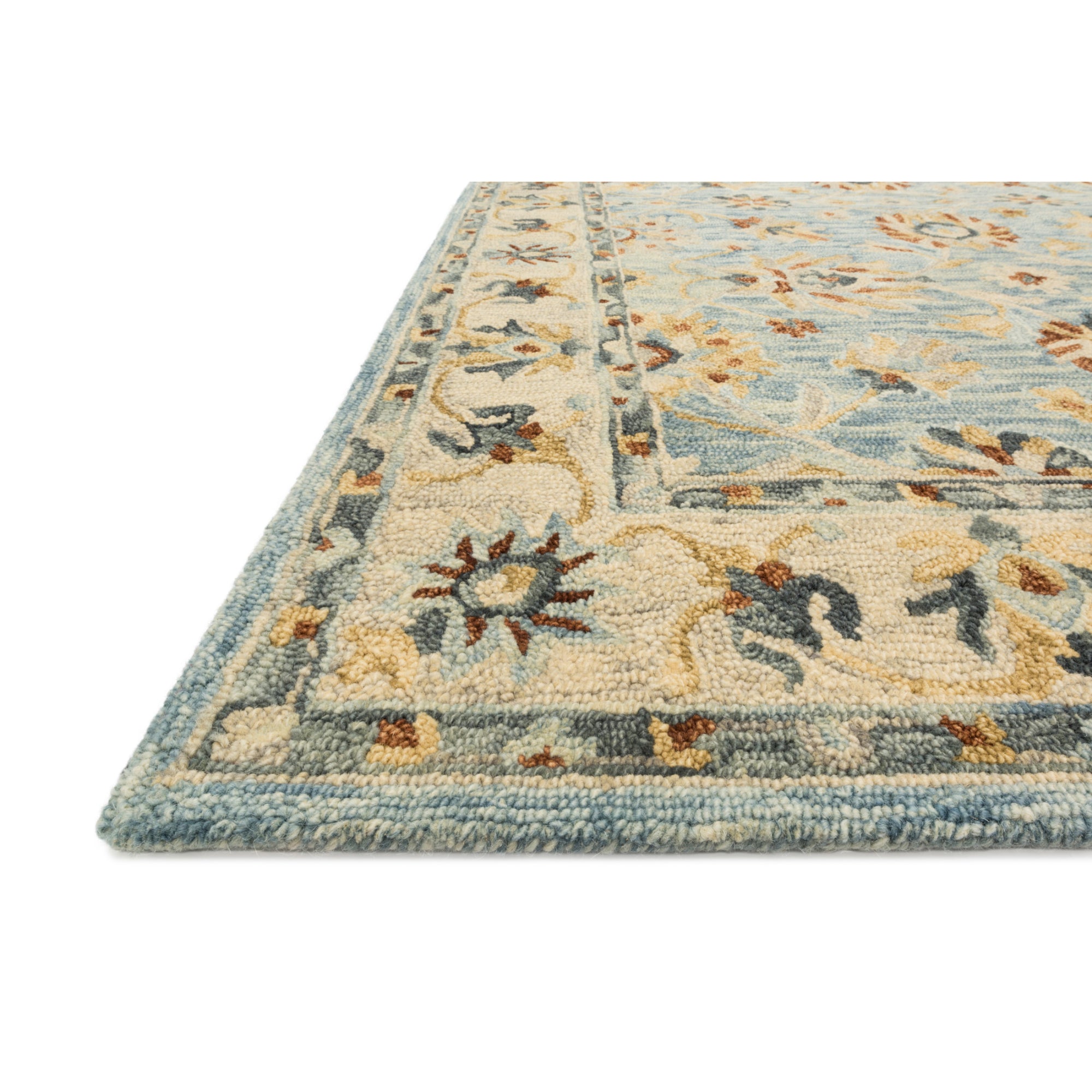 Loloi Victoria Light Blue/Natural Rug