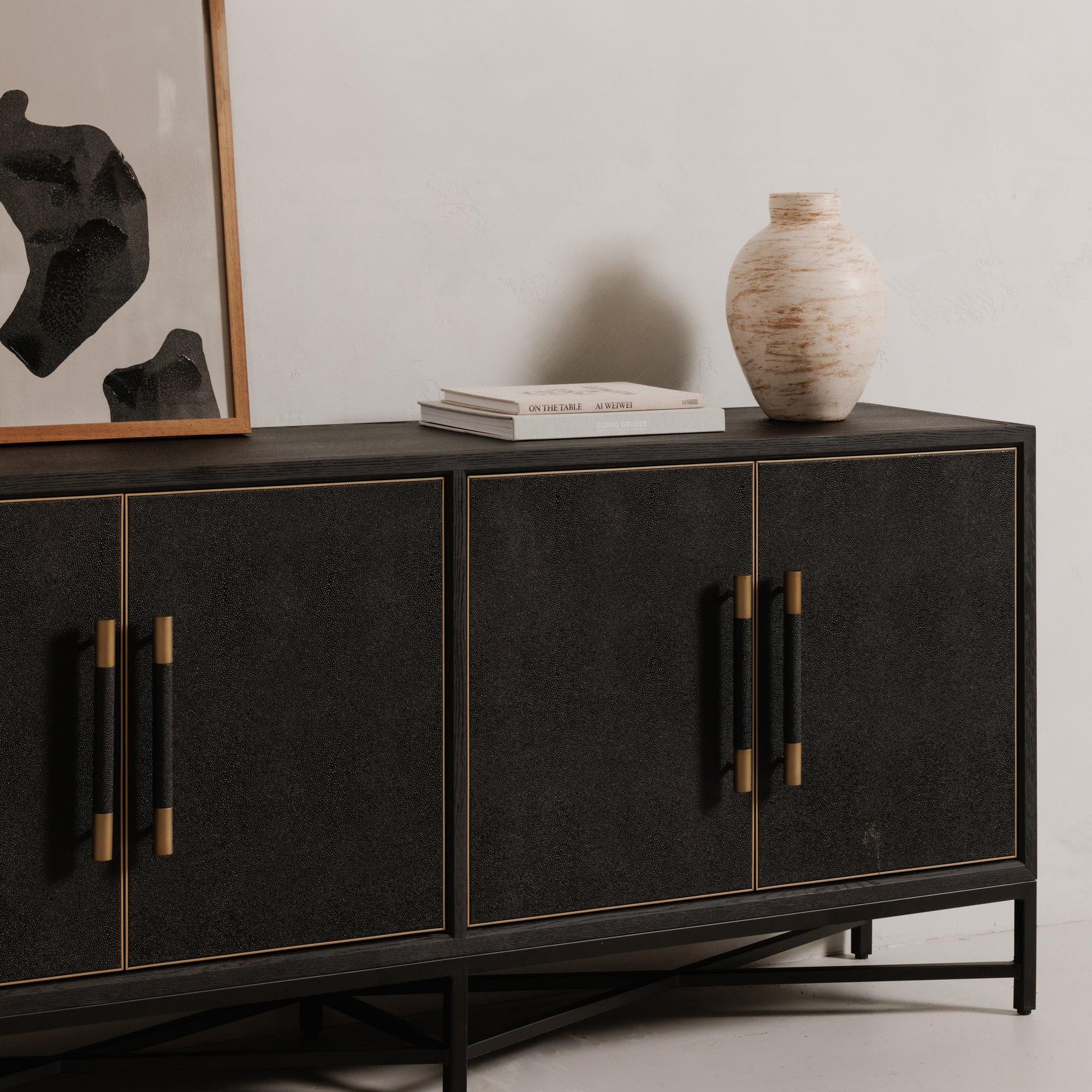 Mako Sideboard Small Sideboard Moe's    Four Hands, Mid Century Modern Furniture, Old Bones Furniture Company, Old Bones Co, Modern Mid Century, Designer Furniture, Furniture Sale, Warehouse Furniture Sale, Mako Sideboard Small Sale, https://www.oldbonesco.com/