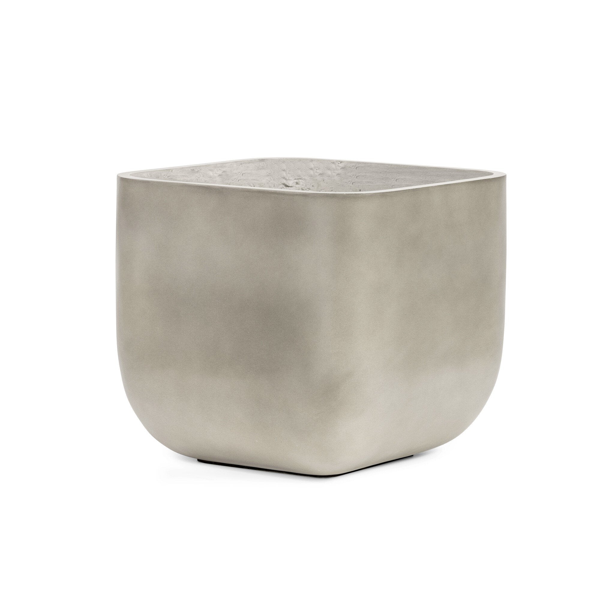 Ivan Square Planter-Grey Concrete