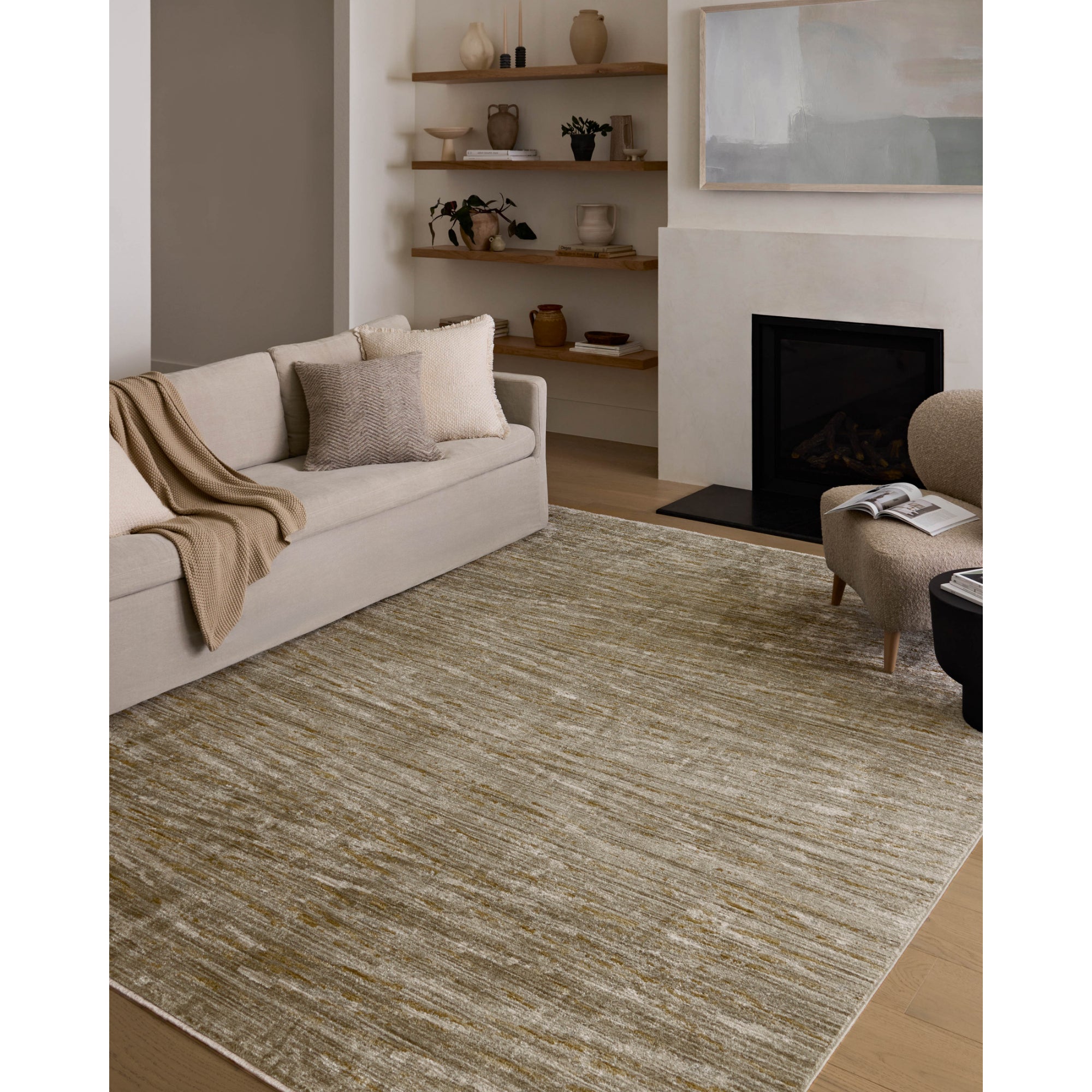 Loloi Wade Sage/Gold Rug