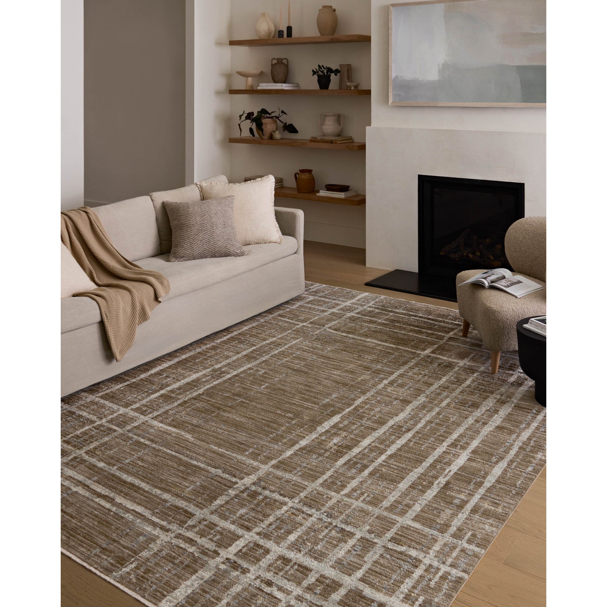 Loloi Wade Brown/Stone Rug