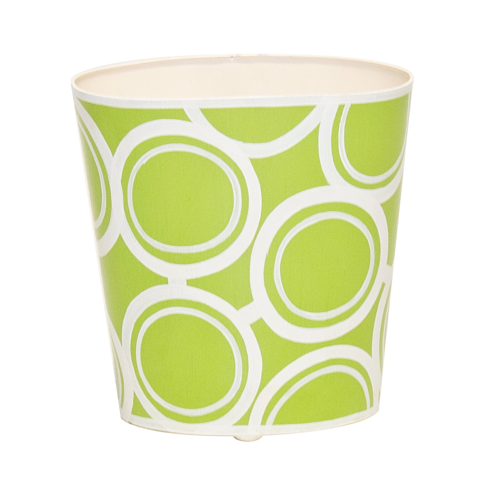 Worlds Away Bubble Wastebasket