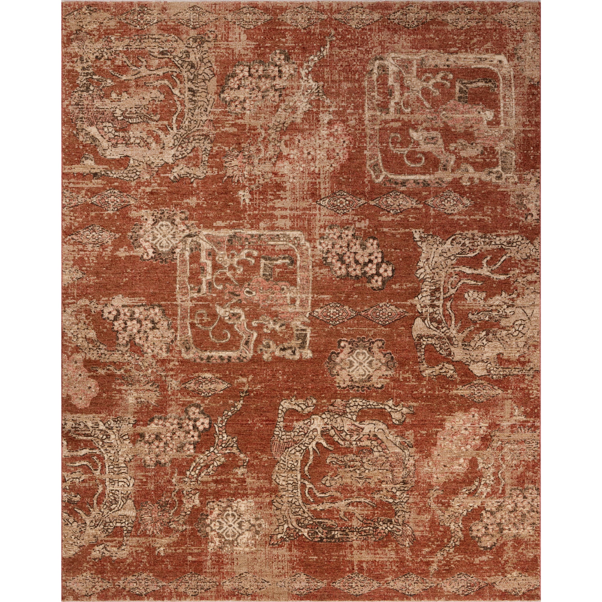 Loloi Winchester Brick/Beige Rug