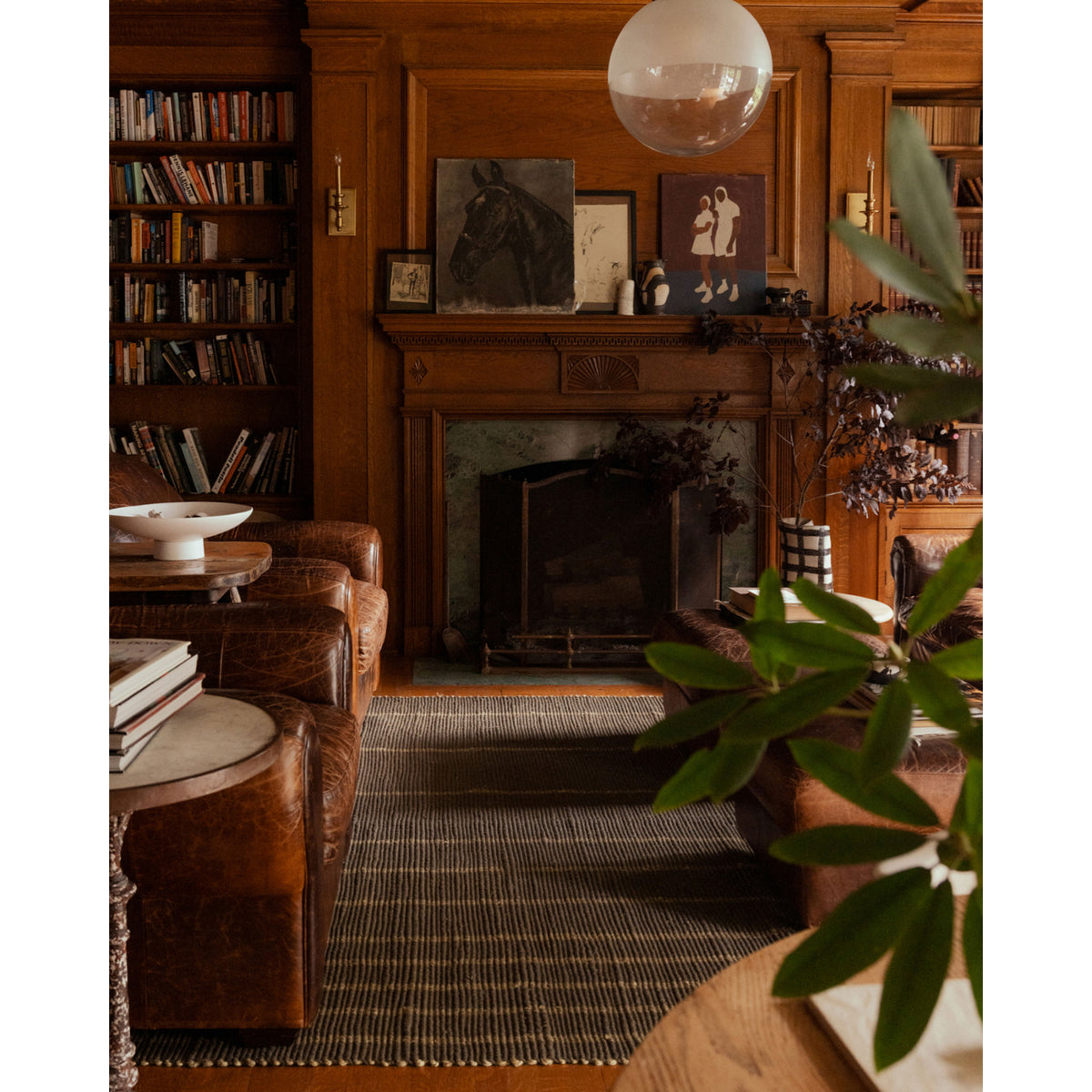 Leanne Ford x Loloi Weatherstaff Espresso/Natural Rug