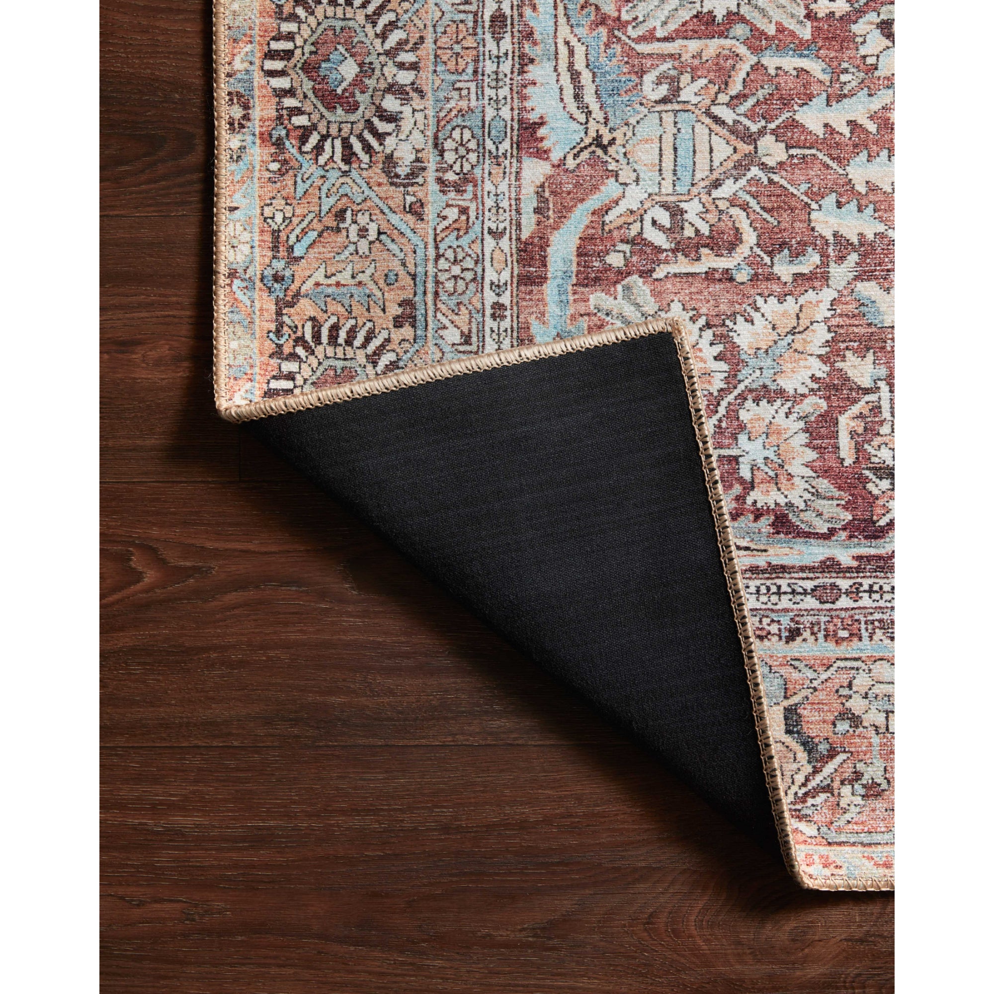 Loloi Wynter Tomato/Teal Rug