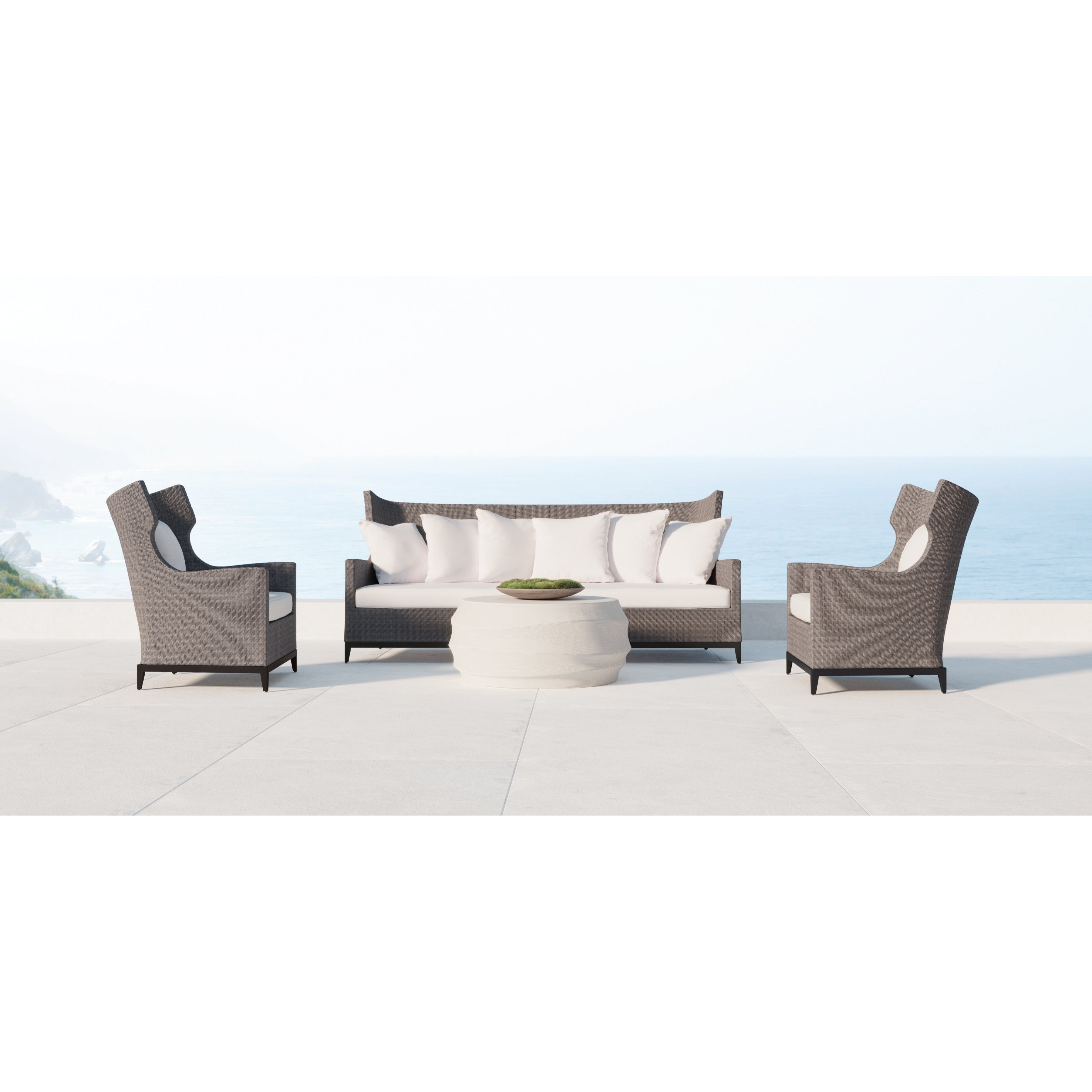 Kai Round Outdoor Cocktail Table by Bernhardt