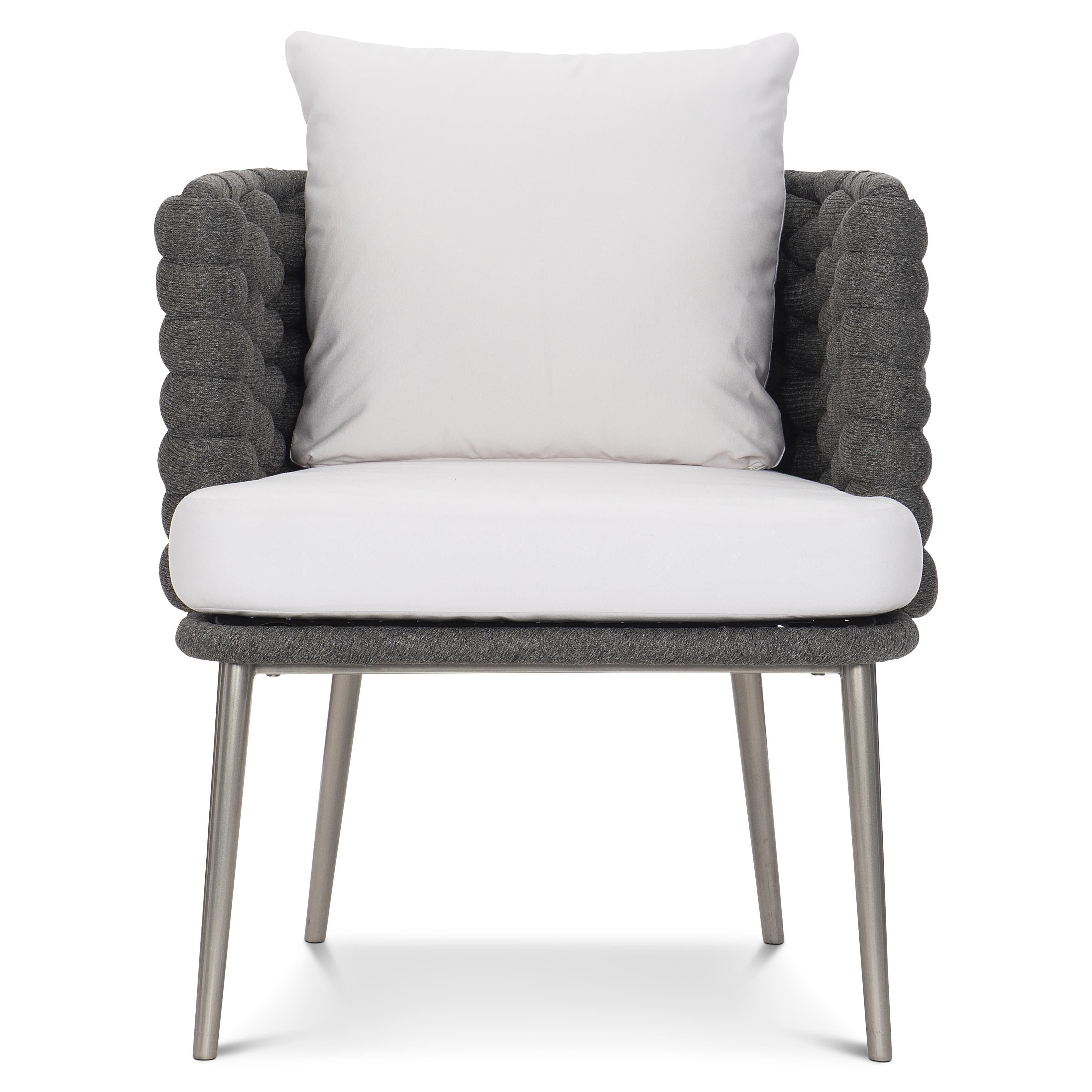 Santa Cruz Outdoor Arm Chair by Bernhardt - Cadet Grey