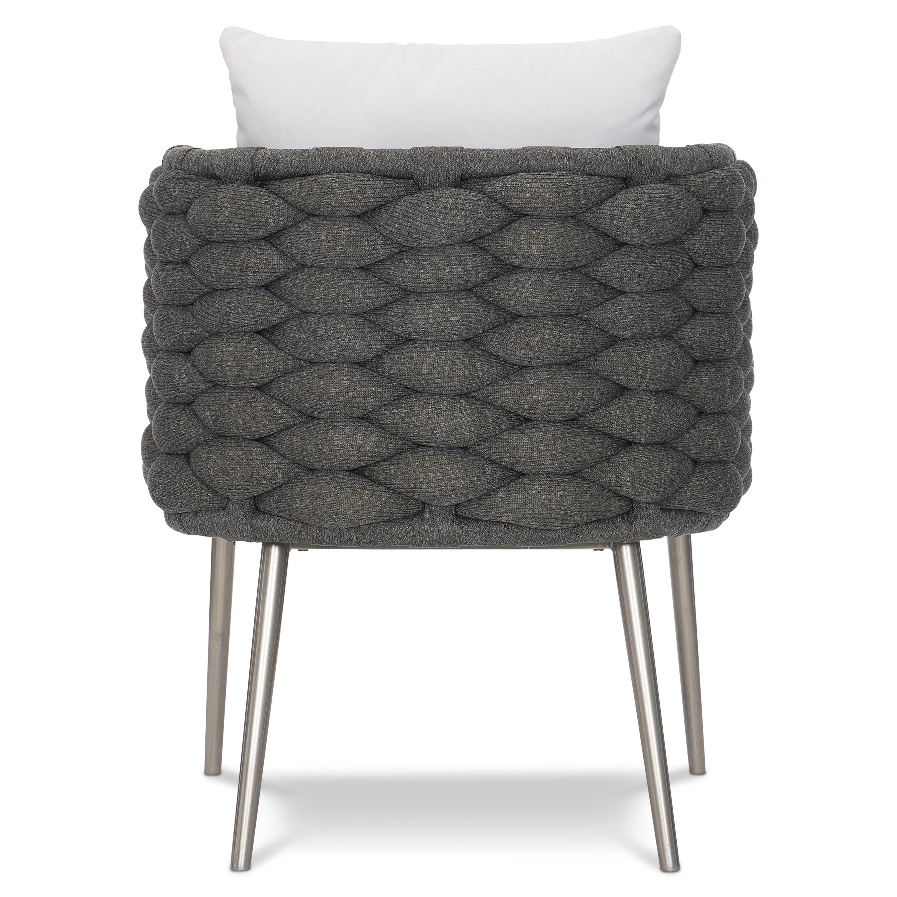 Santa Cruz Outdoor Arm Chair by Bernhardt - Cadet Grey