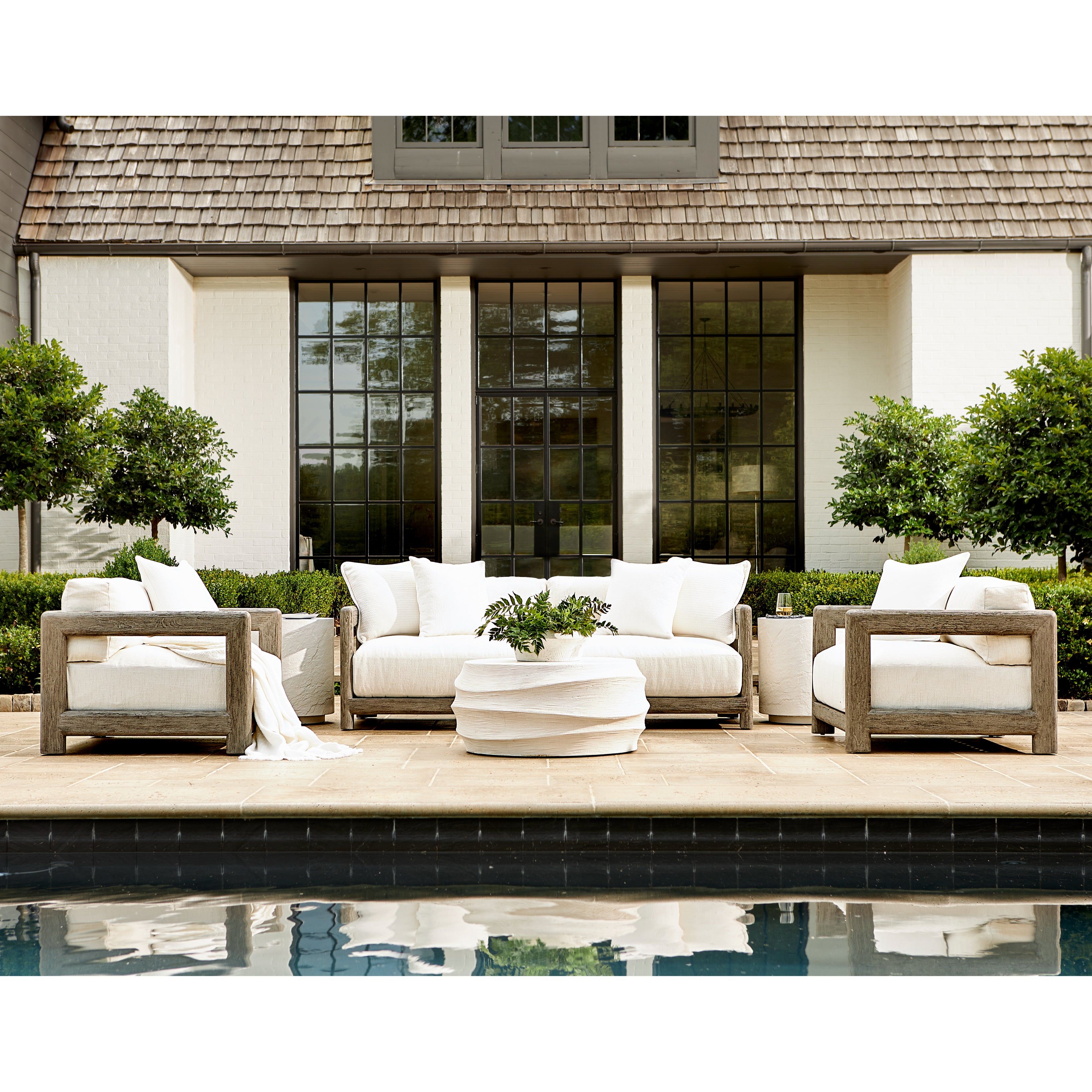 Trapani Outdoor Side Table by Bernhardt