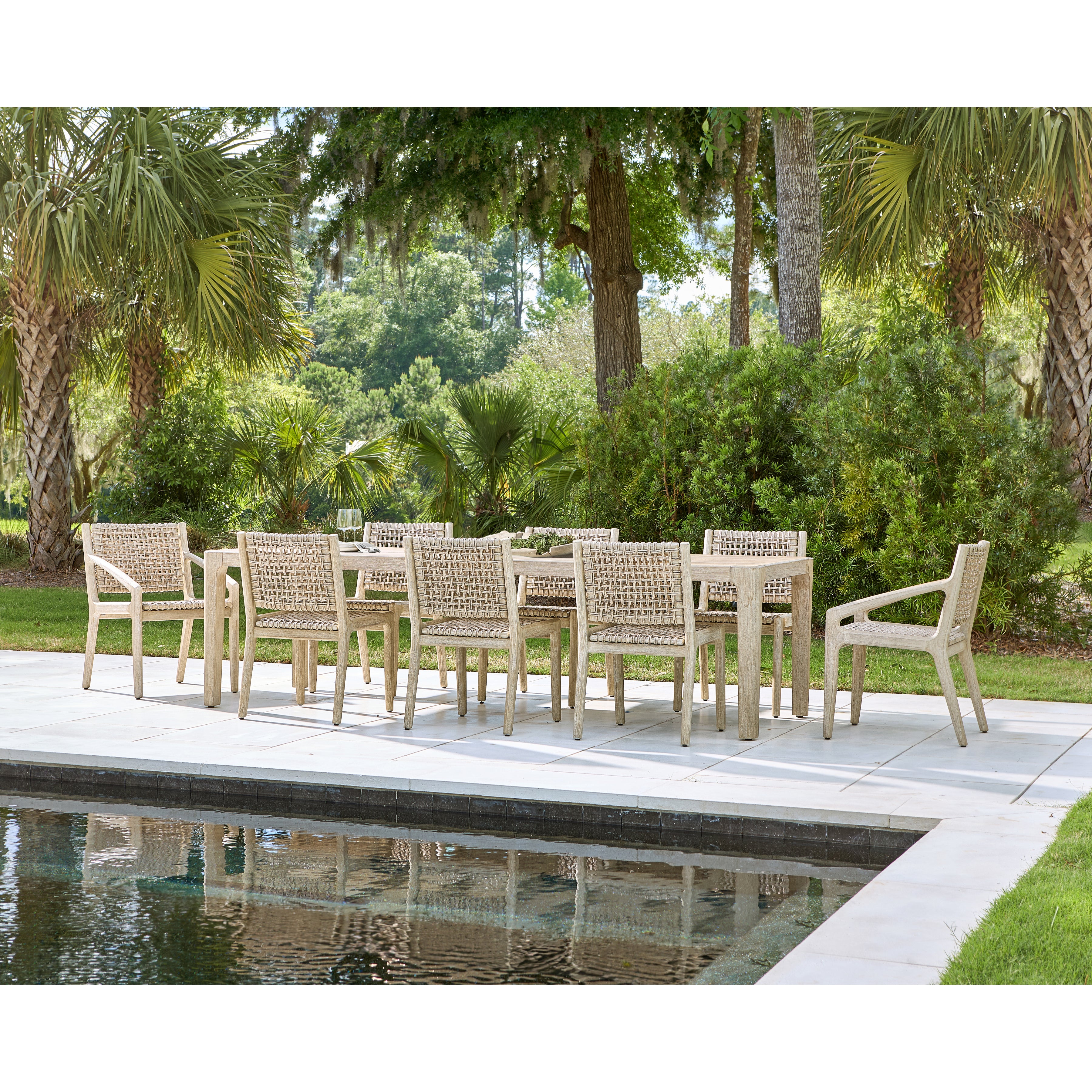 Edenton Outdoor Dining Table by Bernhardt