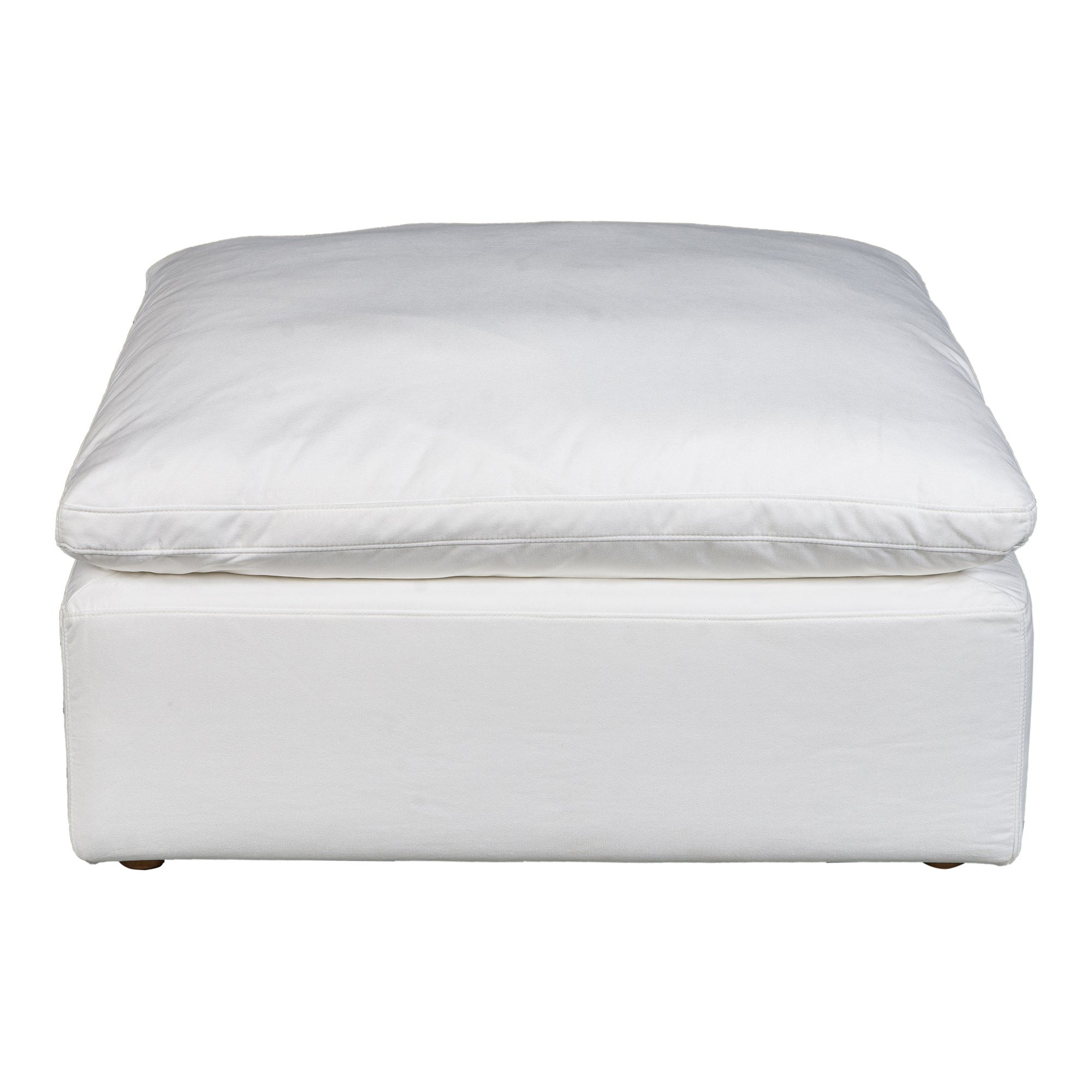 Terra Condo Ottoman Livesmart Fabric WhiteSectional Moe's White   Four Hands, Mid Century Modern Furniture, Old Bones Furniture Company, Old Bones Co, Modern Mid Century, Designer Furniture, Furniture Sale, Warehouse Furniture Sale, Terra Condo Ottoman Livesmart Fabric Sale, https://www.oldbonesco.com/