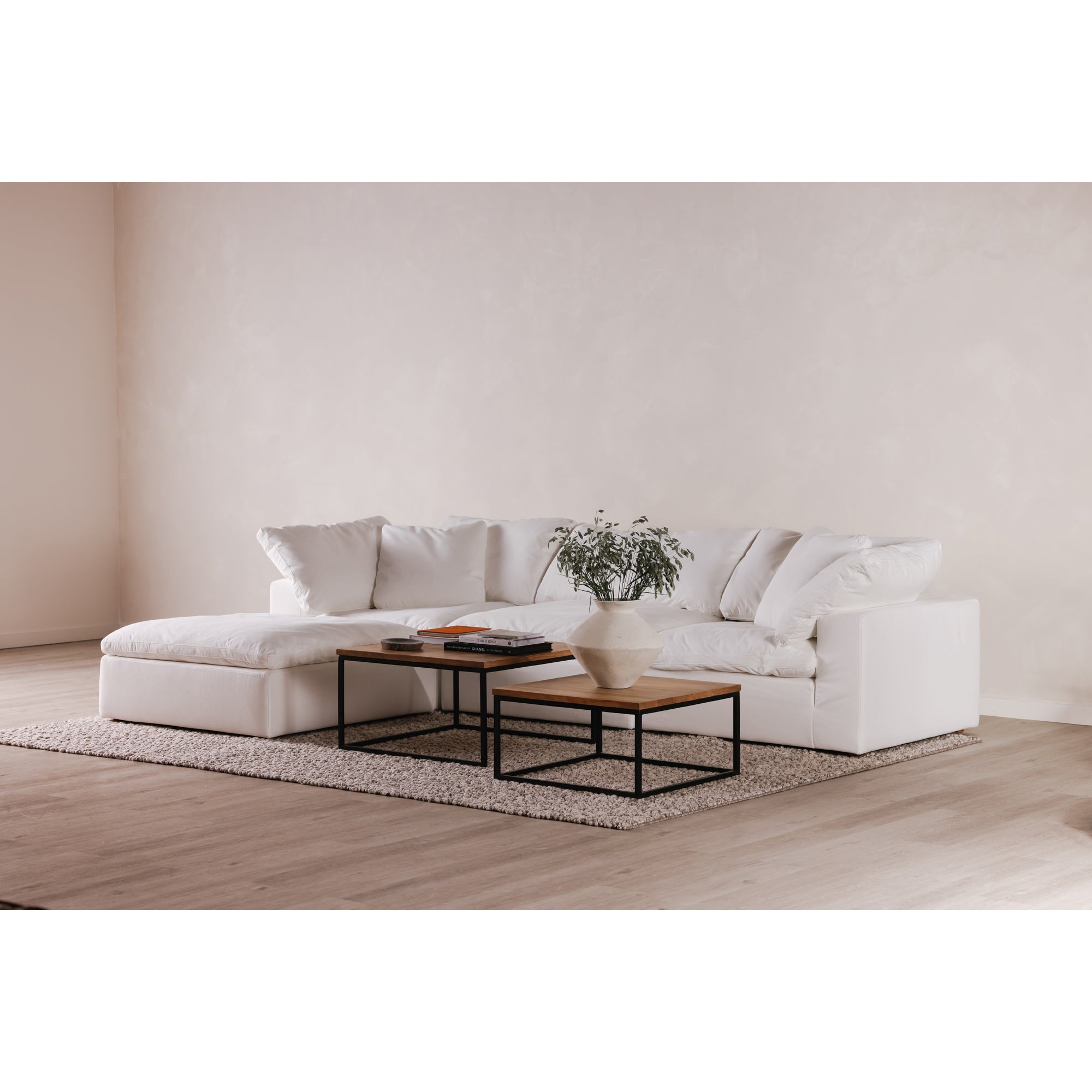 Terra Condo Ottoman Livesmart Fabric Sectional Moe's    Four Hands, Mid Century Modern Furniture, Old Bones Furniture Company, Old Bones Co, Modern Mid Century, Designer Furniture, Furniture Sale, Warehouse Furniture Sale, Terra Condo Ottoman Livesmart Fabric Sale, https://www.oldbonesco.com/