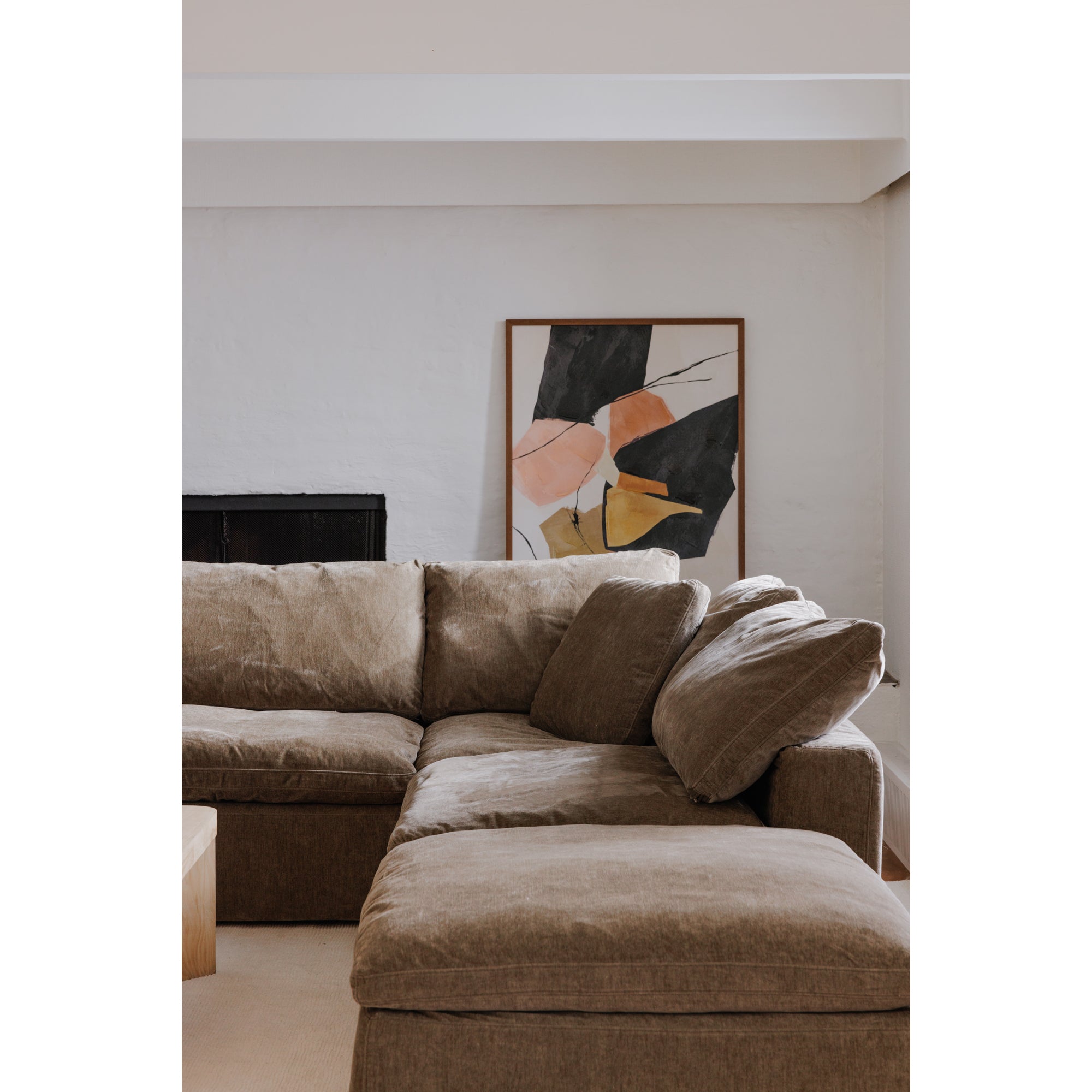 Terra Condo Ottoman Livesmart Fabric Sectional Moe's    Four Hands, Mid Century Modern Furniture, Old Bones Furniture Company, Old Bones Co, Modern Mid Century, Designer Furniture, Furniture Sale, Warehouse Furniture Sale, Terra Condo Ottoman Livesmart Fabric Sale, https://www.oldbonesco.com/