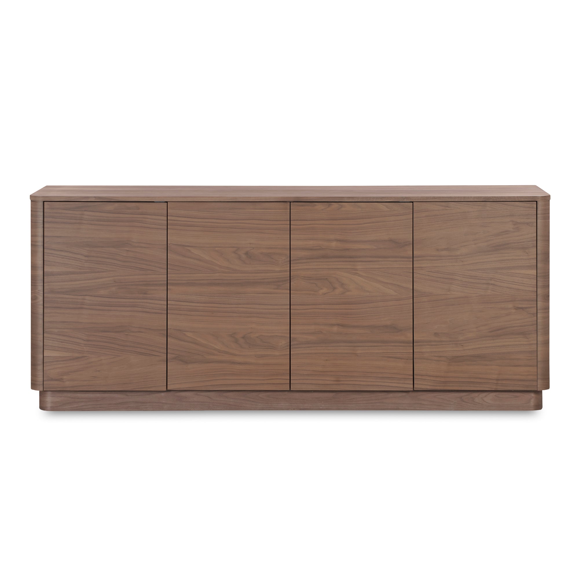 Round Off Sideboard WalnutSideboards Moe's Walnut   Four Hands, Mid Century Modern Furniture, Old Bones Furniture Company, Old Bones Co, Modern Mid Century, Designer Furniture, Furniture Sale, Warehouse Furniture Sale, Round Off Sideboard Sale, https://www.oldbonesco.com/