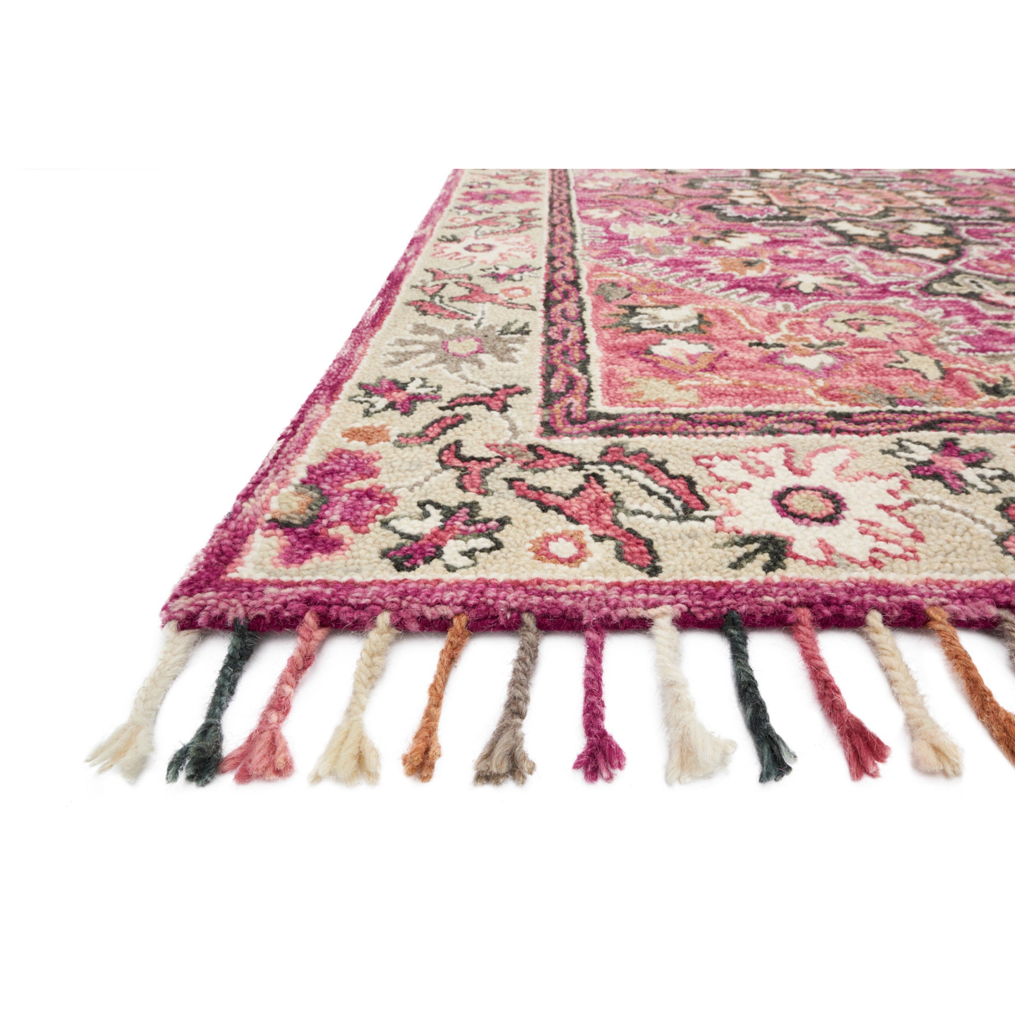 Loloi Zharah Raspberry/Taupe Rug
