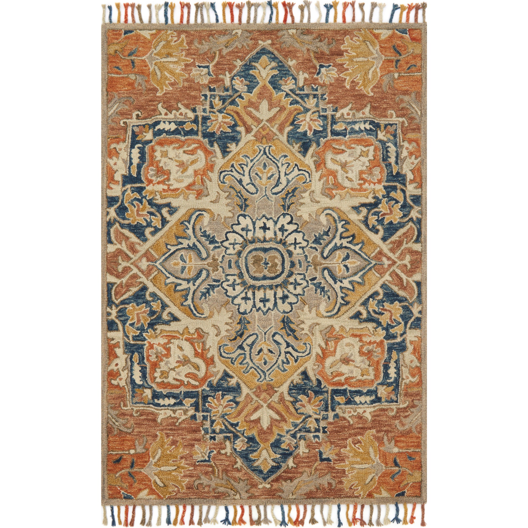 Loloi Zharah Rust/Blue Rug