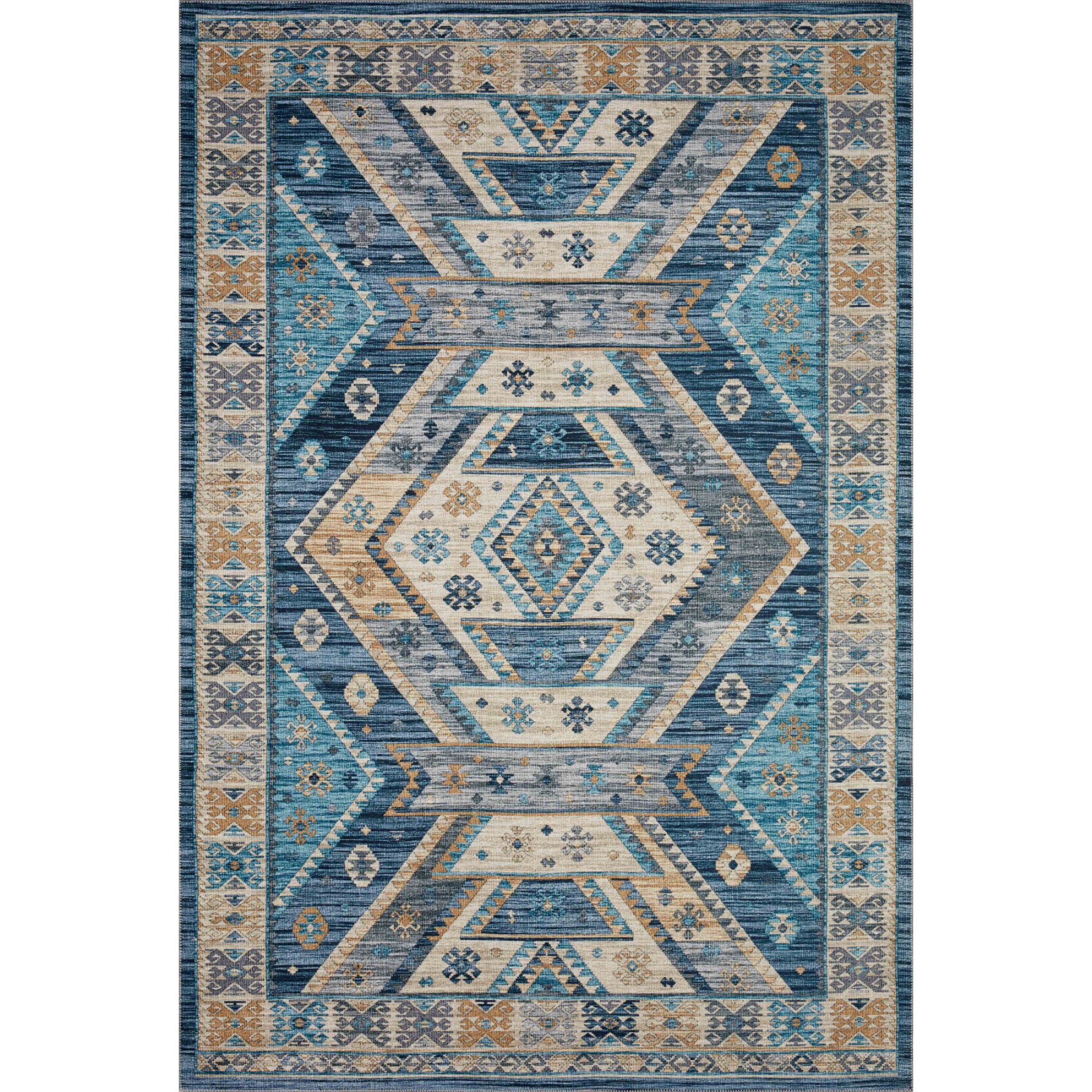 Loloi Zion Ocean/Gold Rug