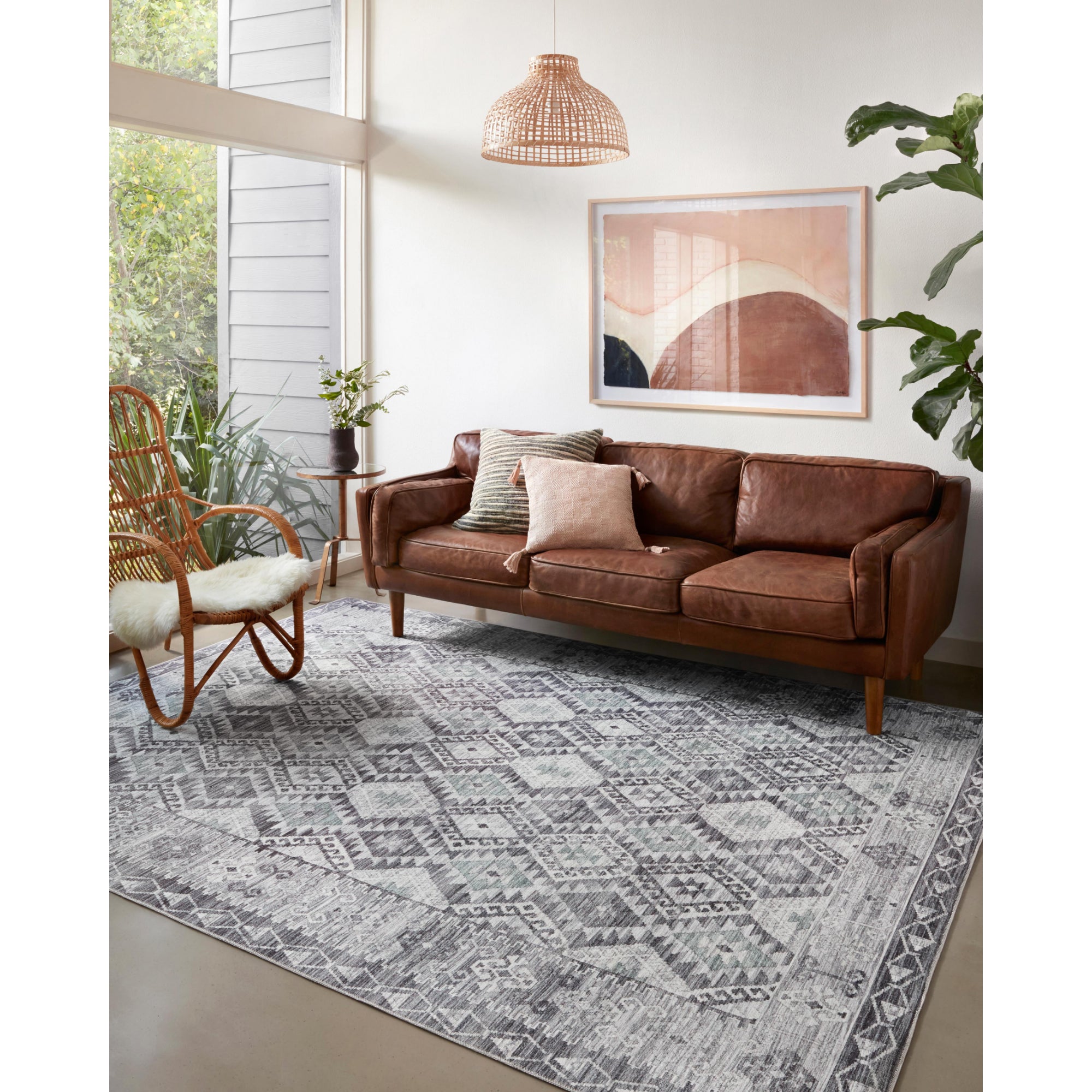 Loloi Zion Charcoal/Slate Rug