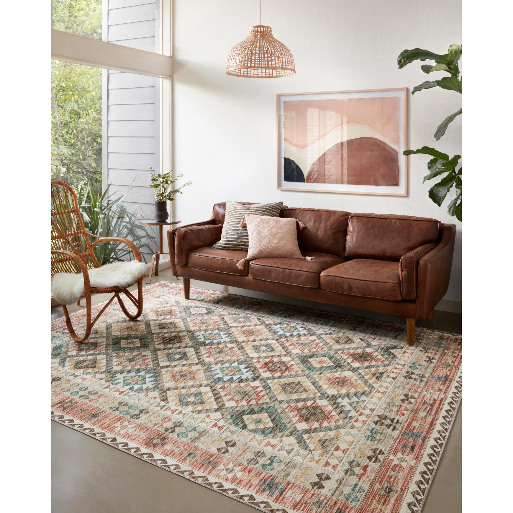 Loloi Zion Ivory/Multi Rug