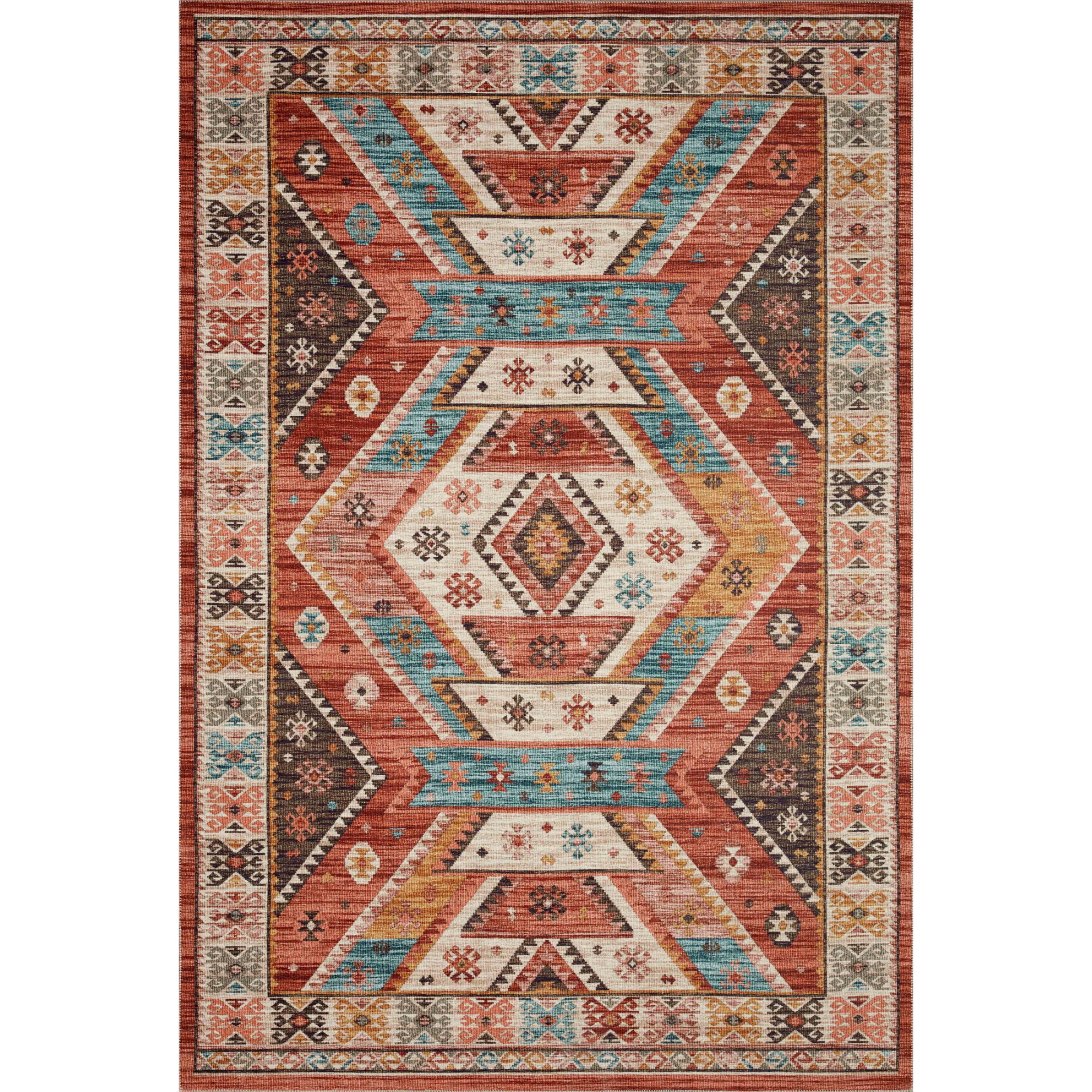 Loloi Zion Red/Multi Rug