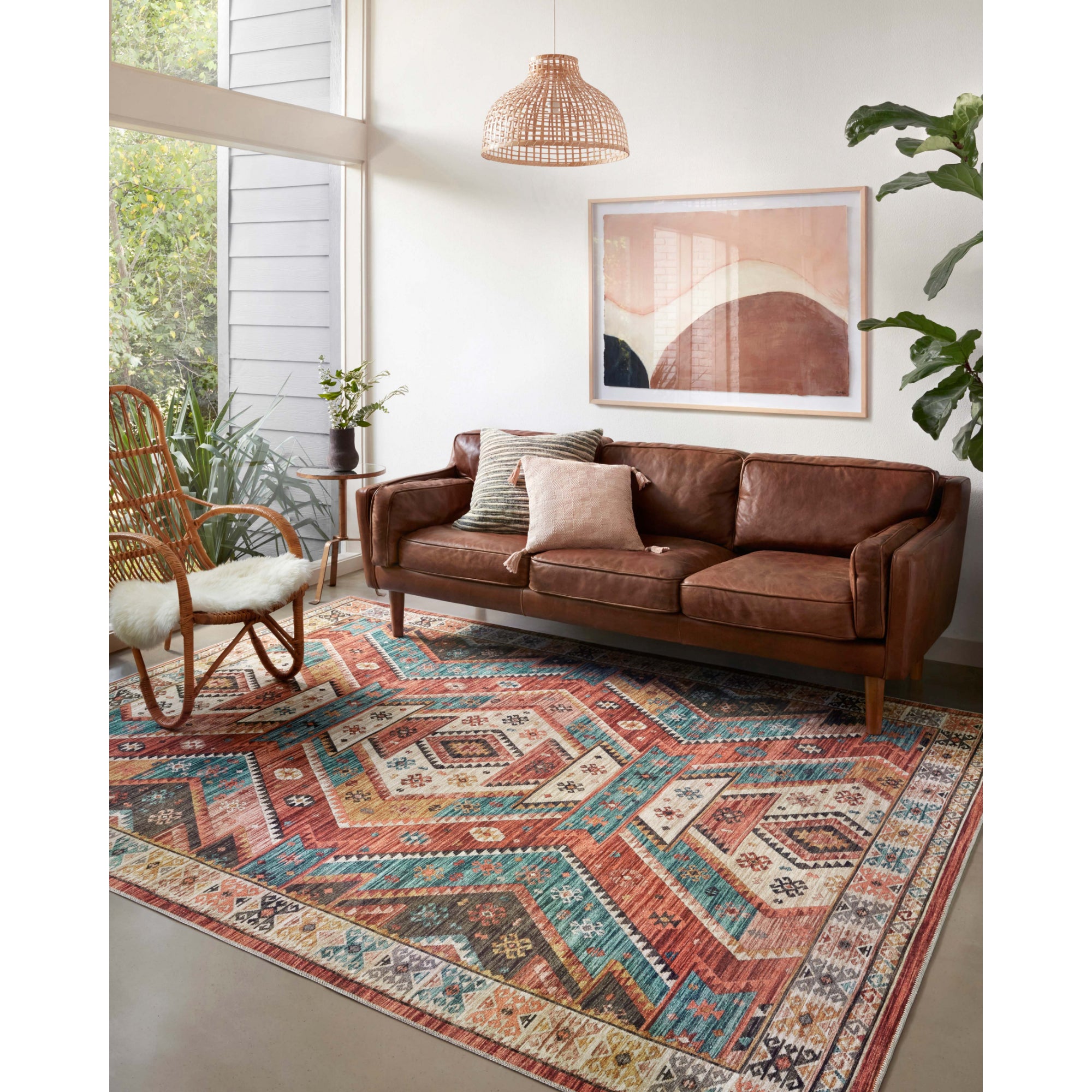 Loloi Zion Red/Multi Rug