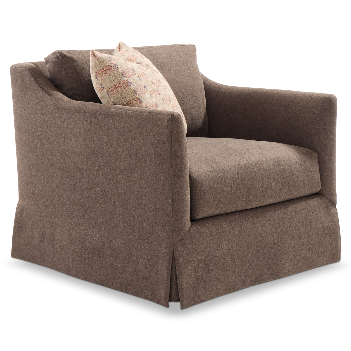 Langley Fabric Swivel Chair by Bernhardt