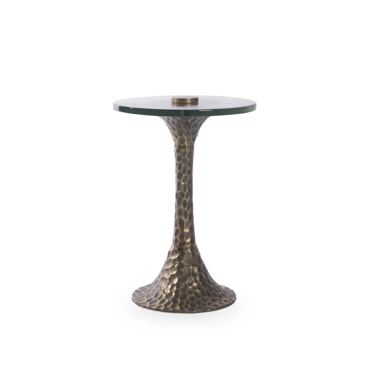 Archer Accent Table / Antique Brass