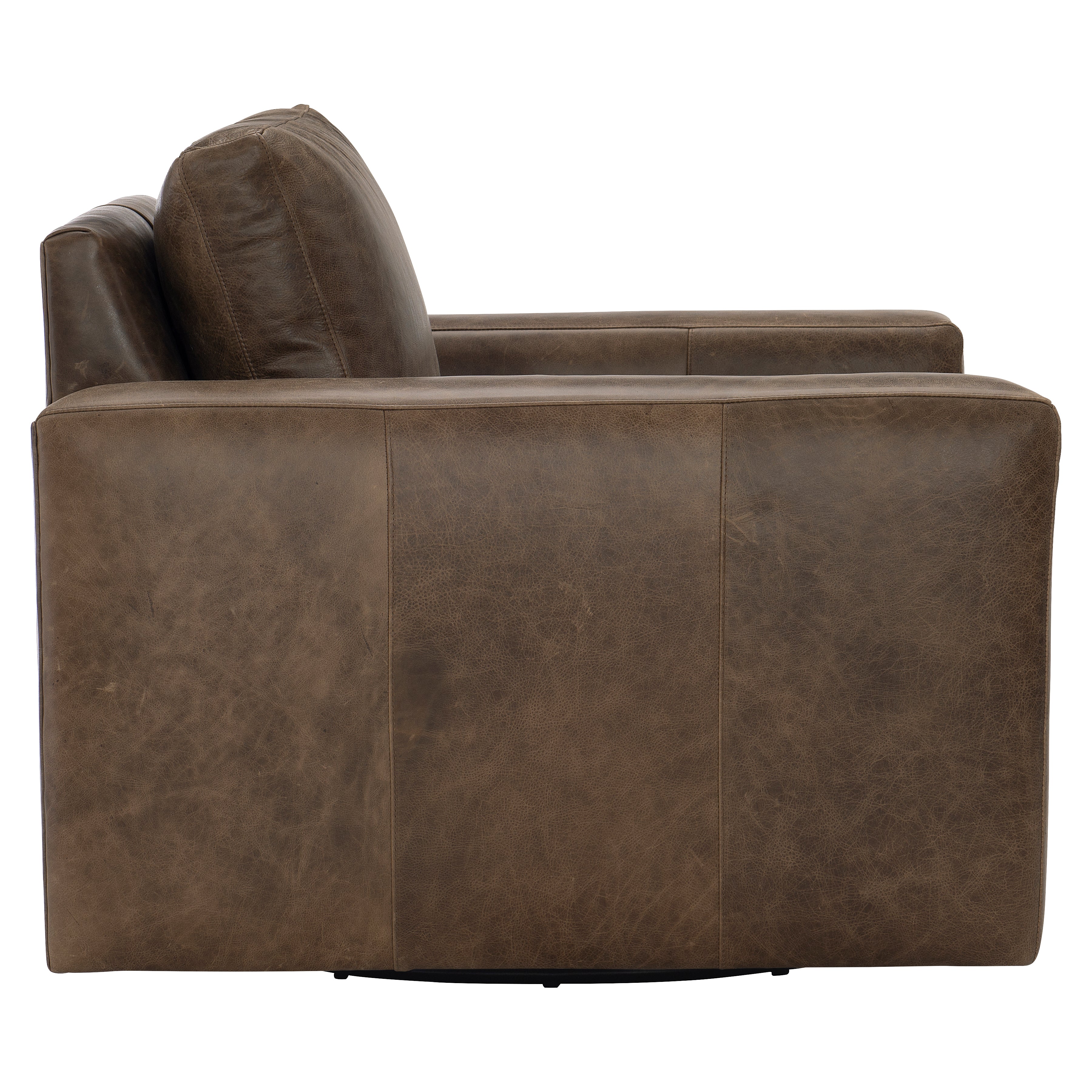 Dawkins Leather Swivel Chair by Bernhardt