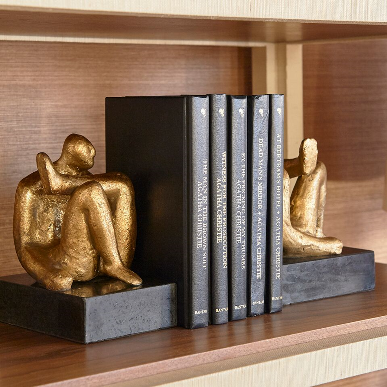 Amadeo Sitting Statue Bookends- Set of 2