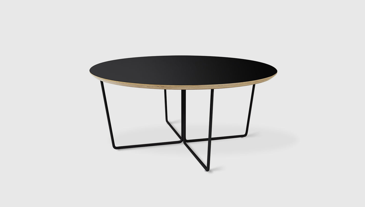Array Coffee Table - Round BlackCoffee Table Gus*  Black   Four Hands, Mid Century Modern Furniture, Old Bones Furniture Company, Old Bones Co, Modern Mid Century, Designer Furniture, https://www.oldbonesco.com/
