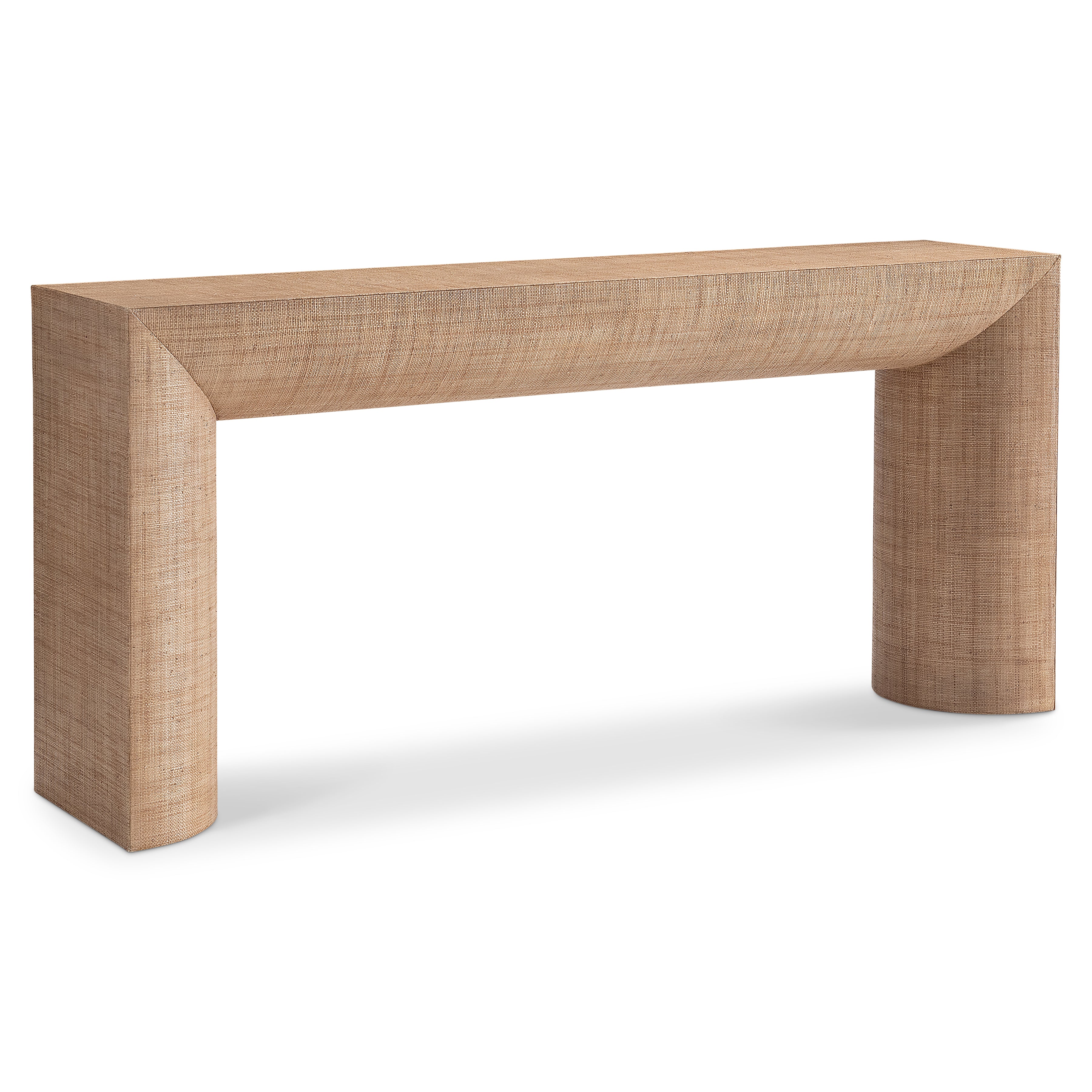 Brasea Woven Console Table by Bernhardt