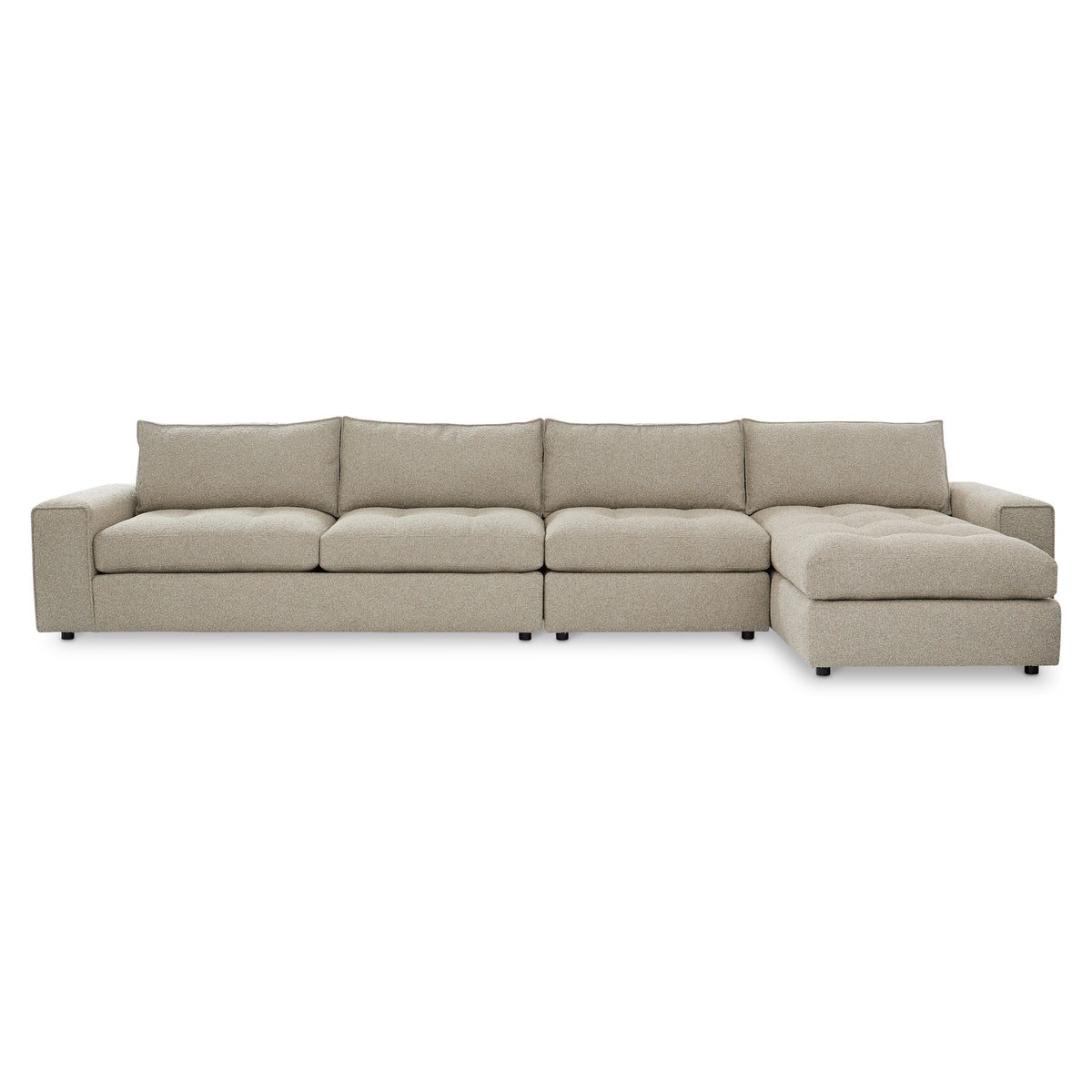Nest 3pc Right Facing Fabric Sectional by Bernhardt