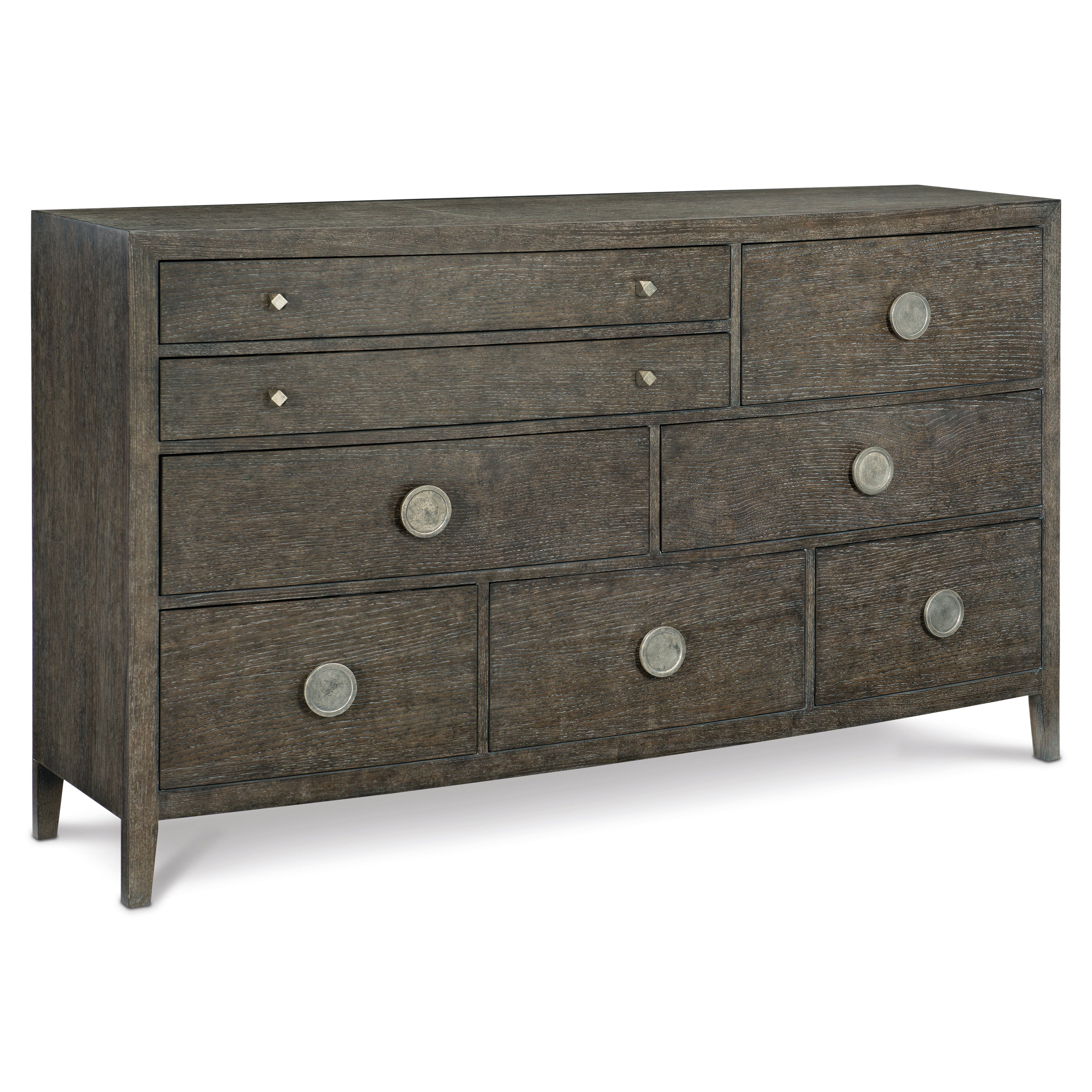 Cerused Charcoal Linea Dresser by Bernhardt