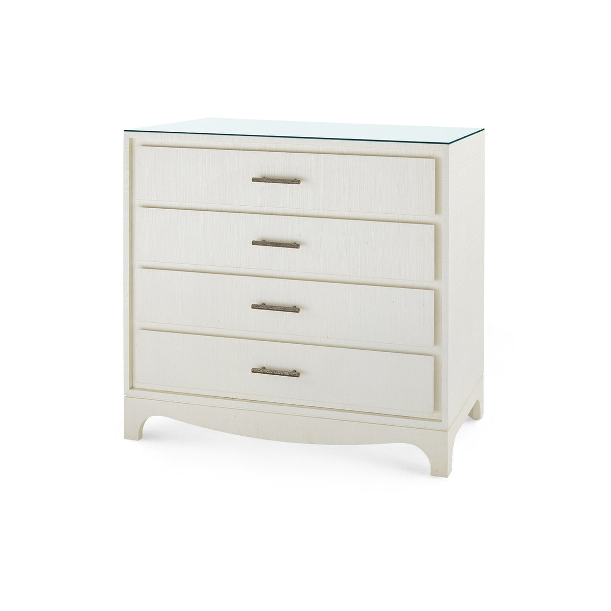 Barrett Large 4-Drawer with Glass Top