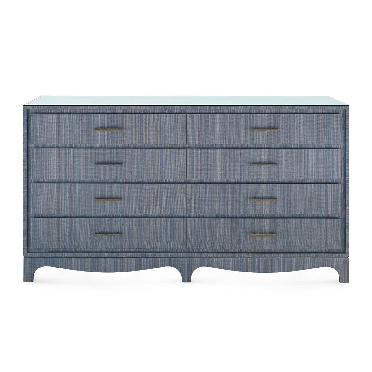 Barrett Extra Large 8-Drawer with Glass Top
