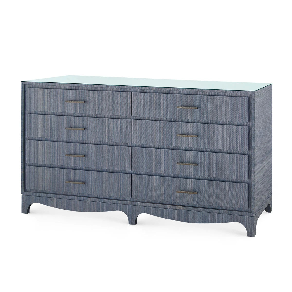 Barrett Extra Large 8-Drawer with Glass Top