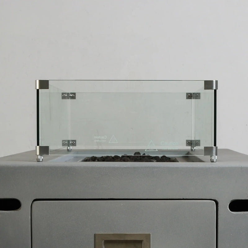 Beton Linear Glass Wind Guard