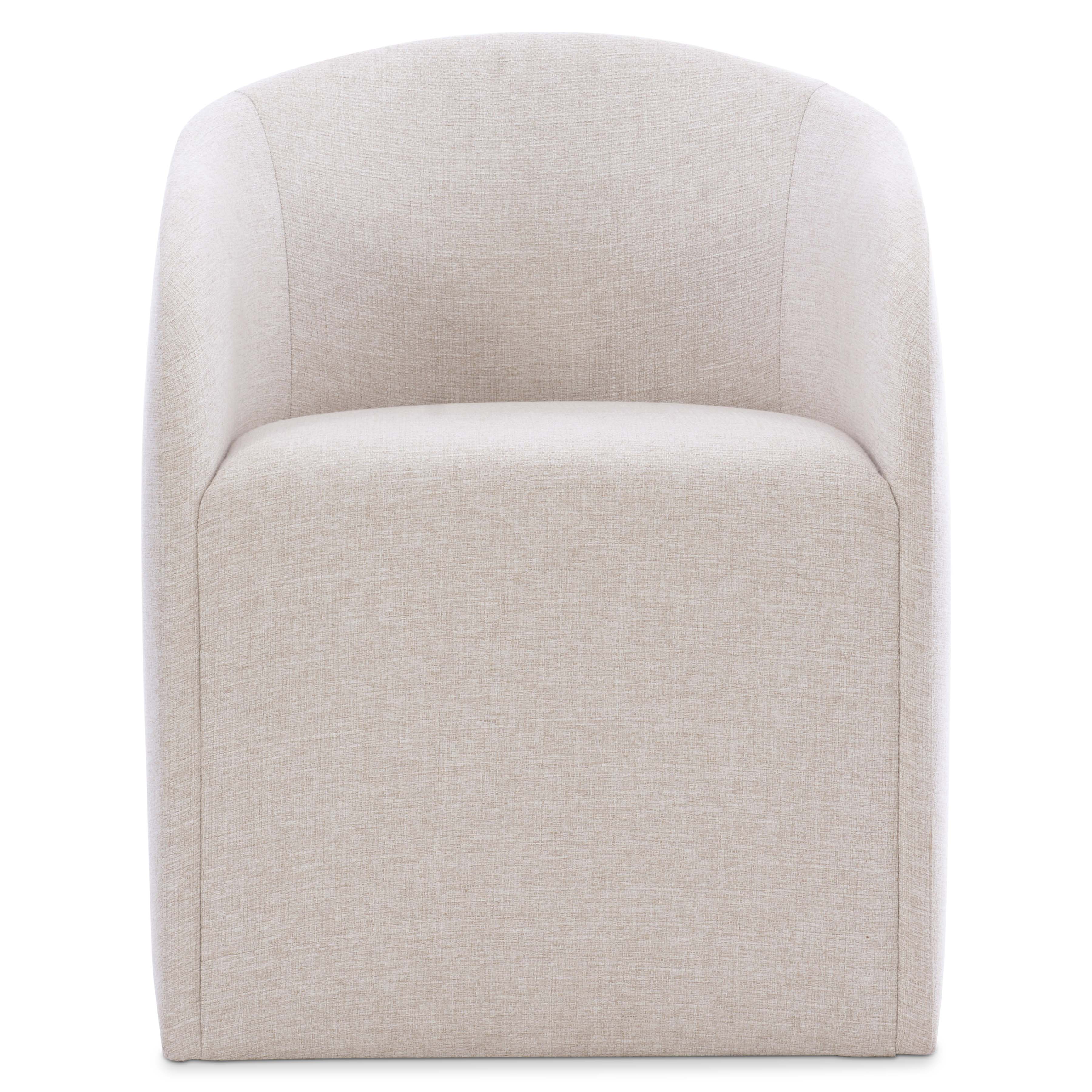 Bernhardt Finch Fabric Arm Dining Chair