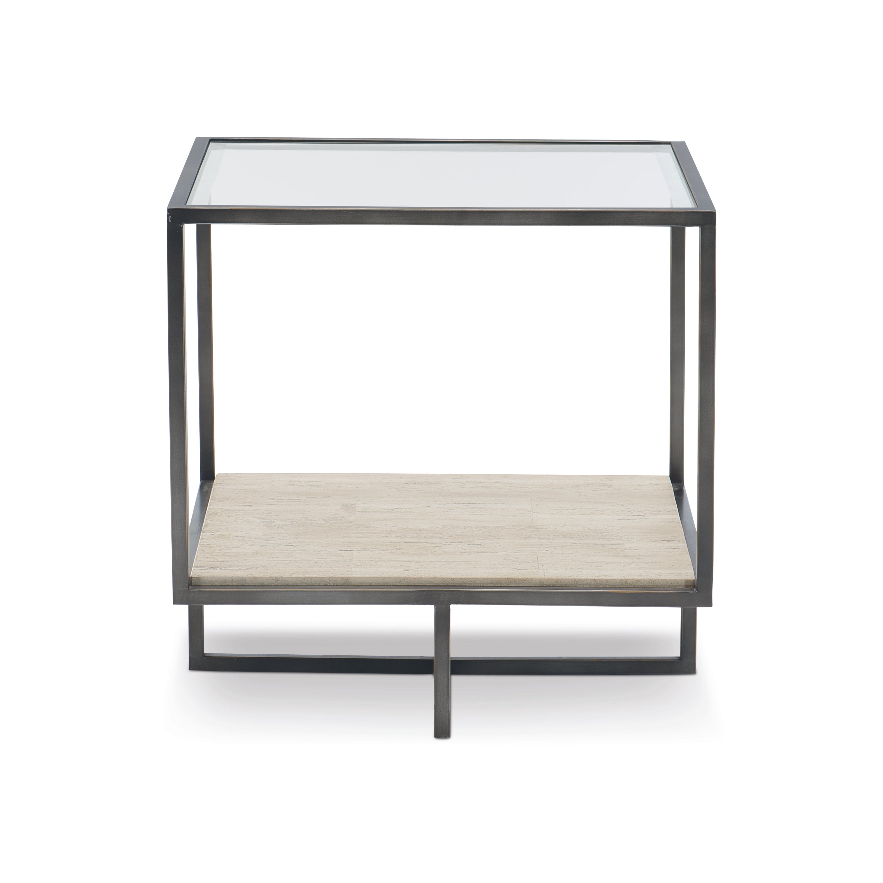 Harlow Metal Square End Table by Bernhardt