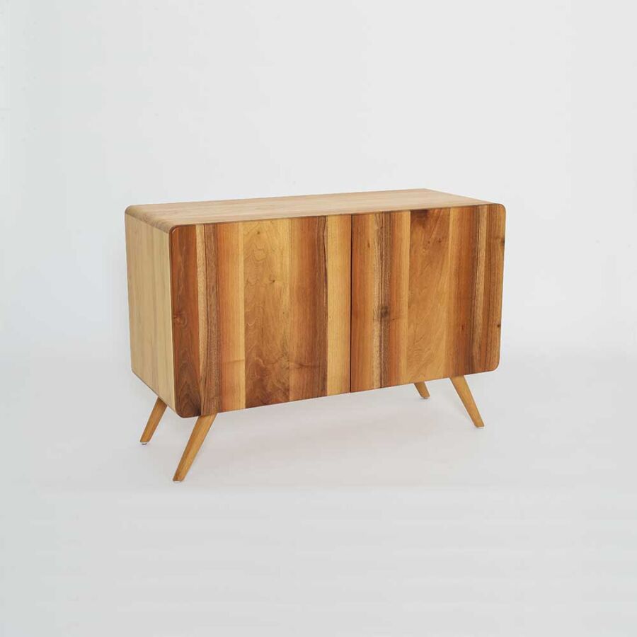 Load image into Gallery viewer, Blueberry-Liquor Cabinet Cabinet Moku     Four Hands, Mid Century Modern Furniture, Old Bones Furniture Company, Old Bones Co, Modern Mid Century, Designer Furniture, https://www.oldbonesco.com/

