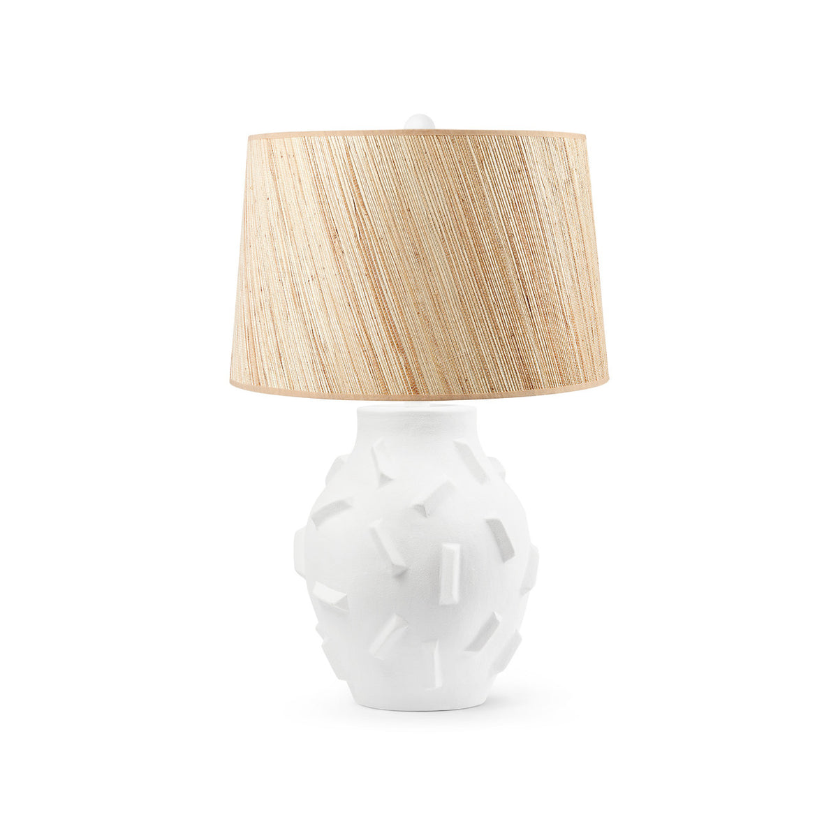 Bracque Lamp with Shade 17-inch Papyrus, with Nickel / Cool White